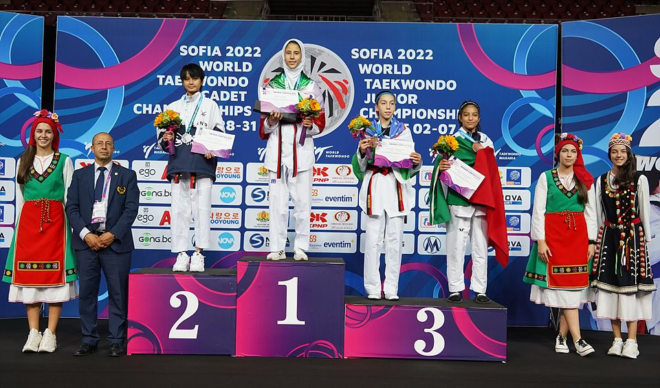 Parnian Noori of Iran won gold in the under-44 kg category ©World Taekwondo