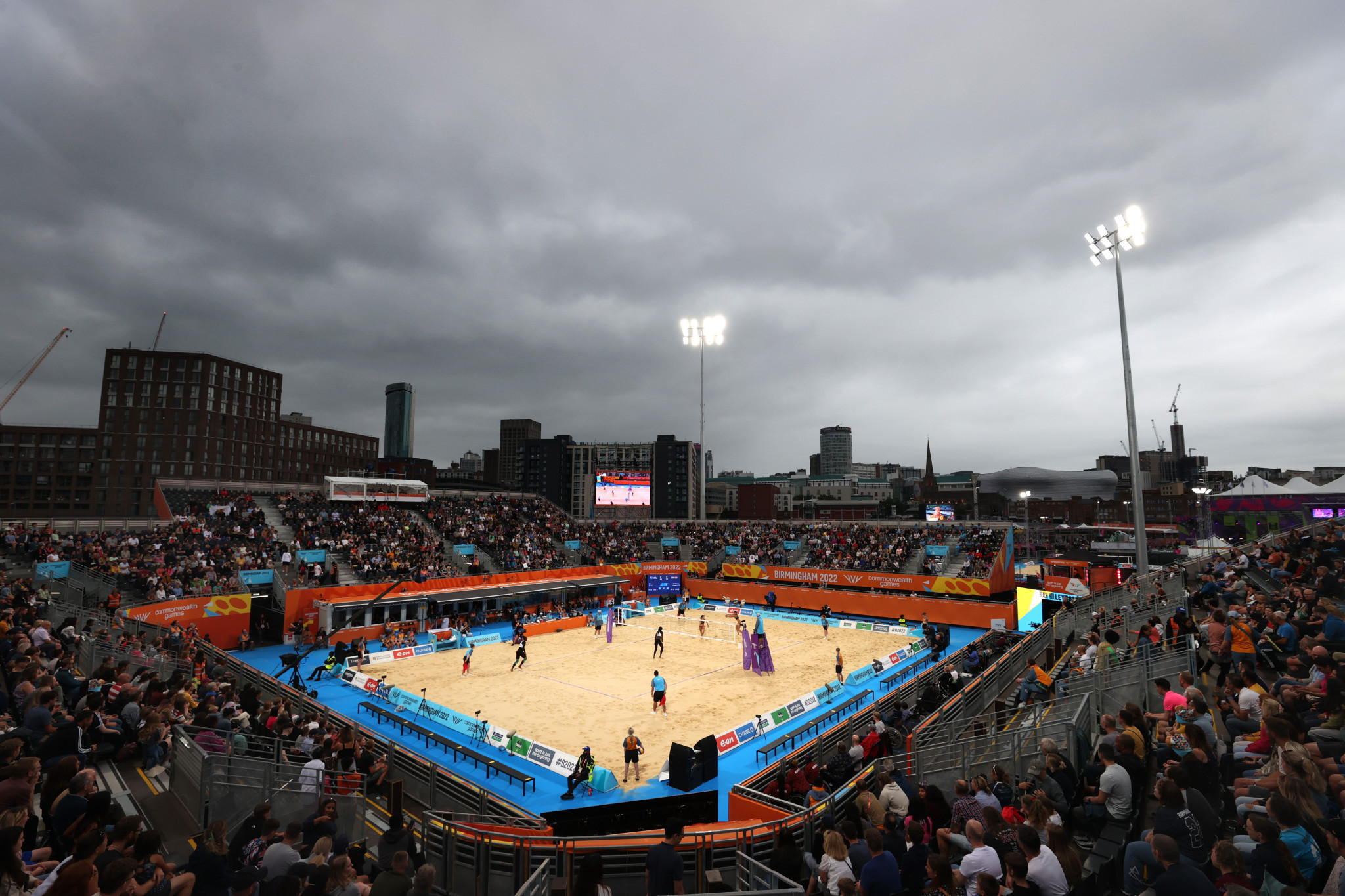 Beach volleyball started today in Smithfield ©Getty Images