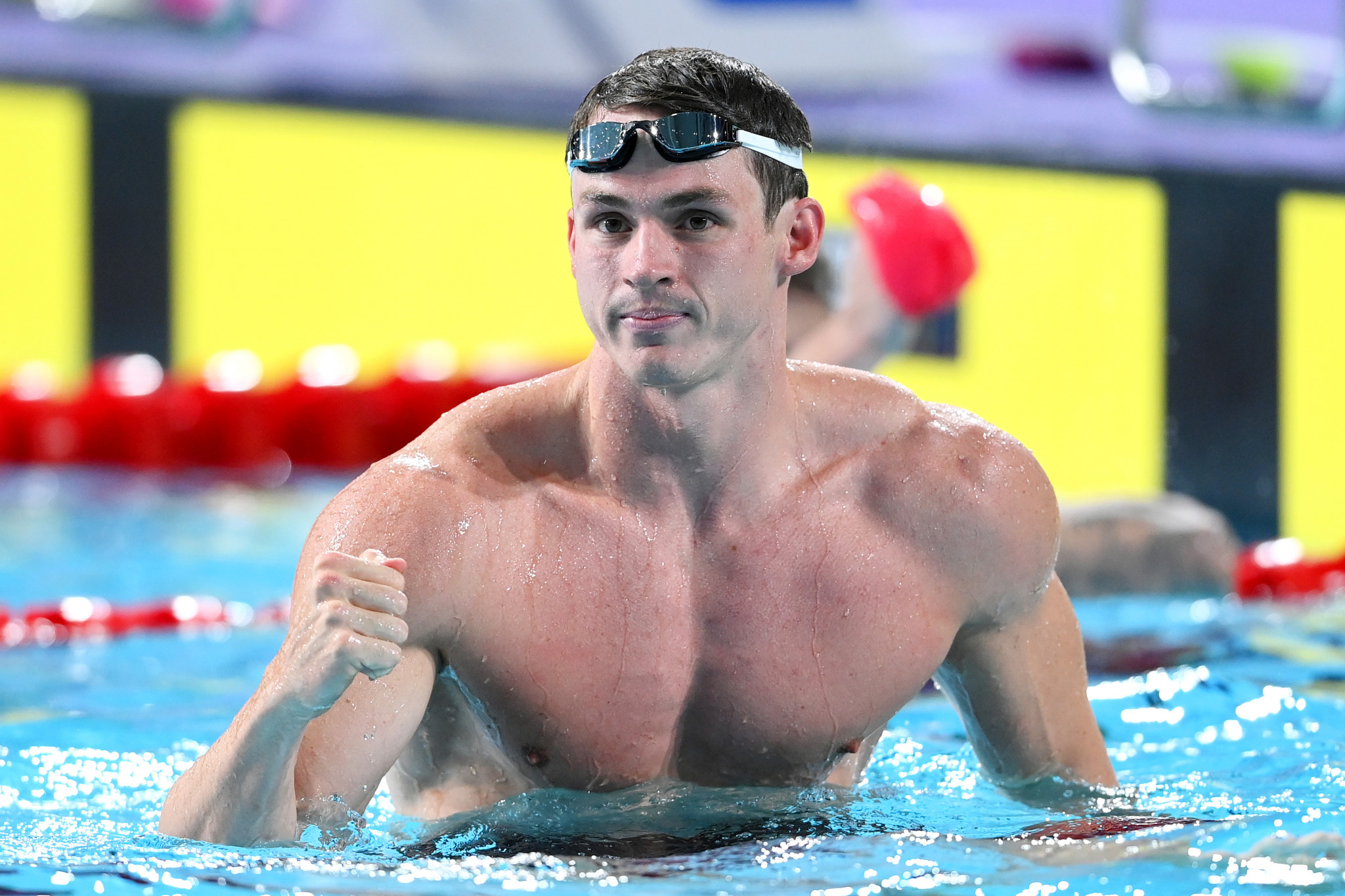 Ben Proud of England won the men's 50m freestyle in a Games record time ©Getty Images