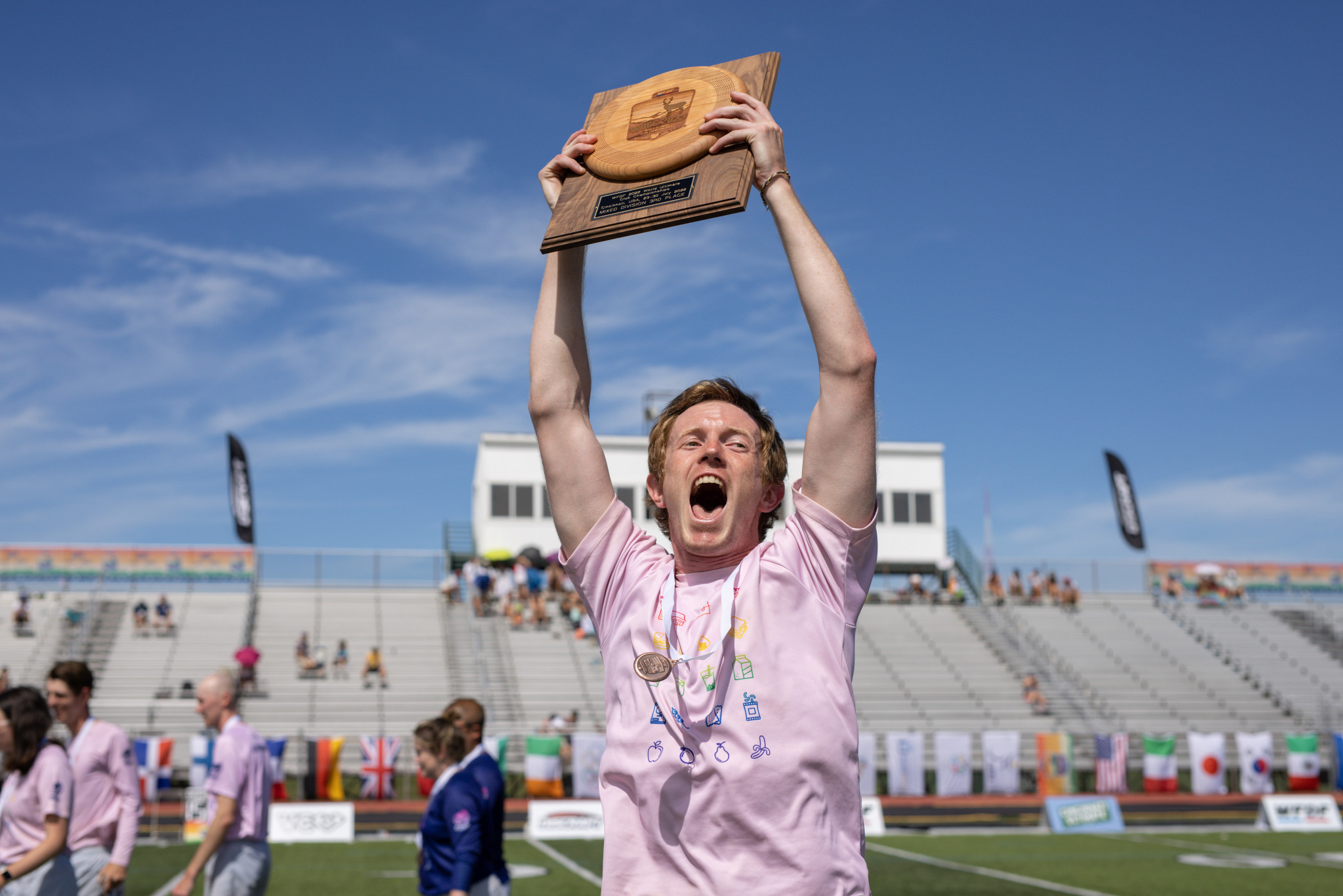 Lunch Box Ultimate Club secured the bronze medal in the mixed division ©Paul Rutherford for UltiPhotos