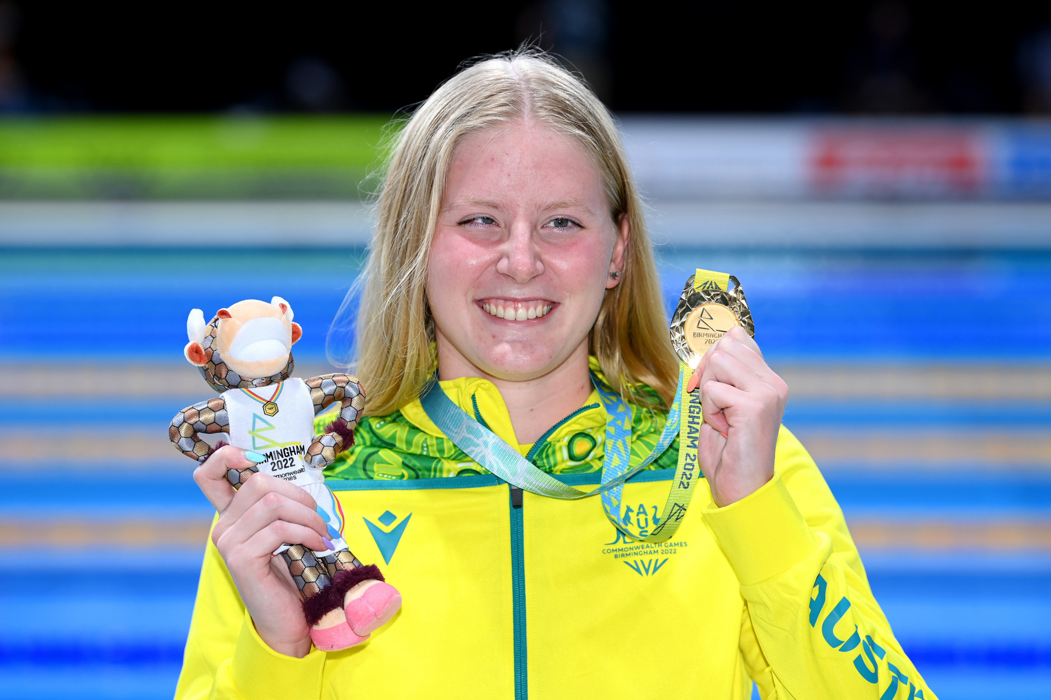 Australia's Katja Dedekind broke the women's 50m freestyle S13 world record with her time of 26.56 ©Getty Images