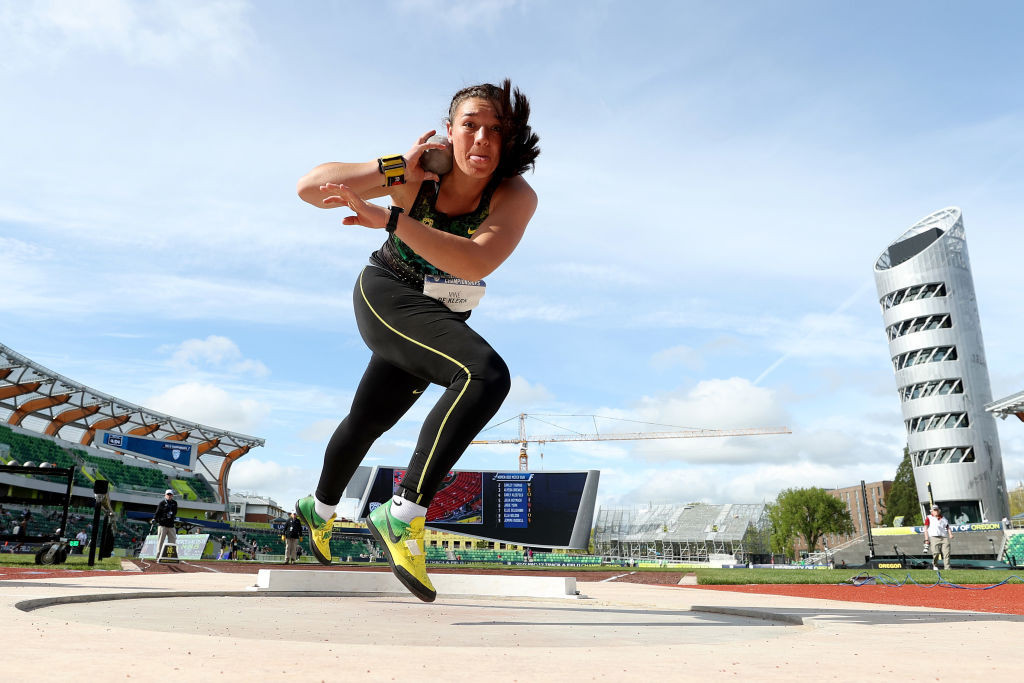 South Africa's Mine de Klerk will defend her shot put title at the World Athletics Under-20 Championships ©Getty Images