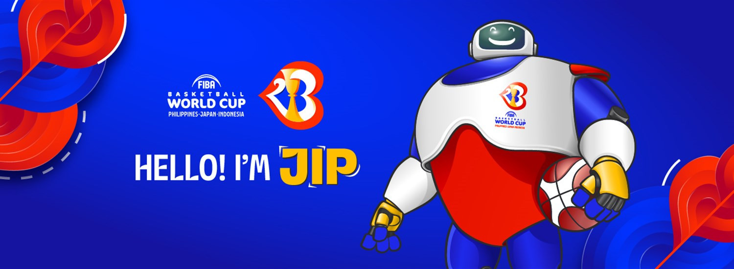 The mascot for the 2023 Basketball World Cup has been named JIP ©fiba.basketball
