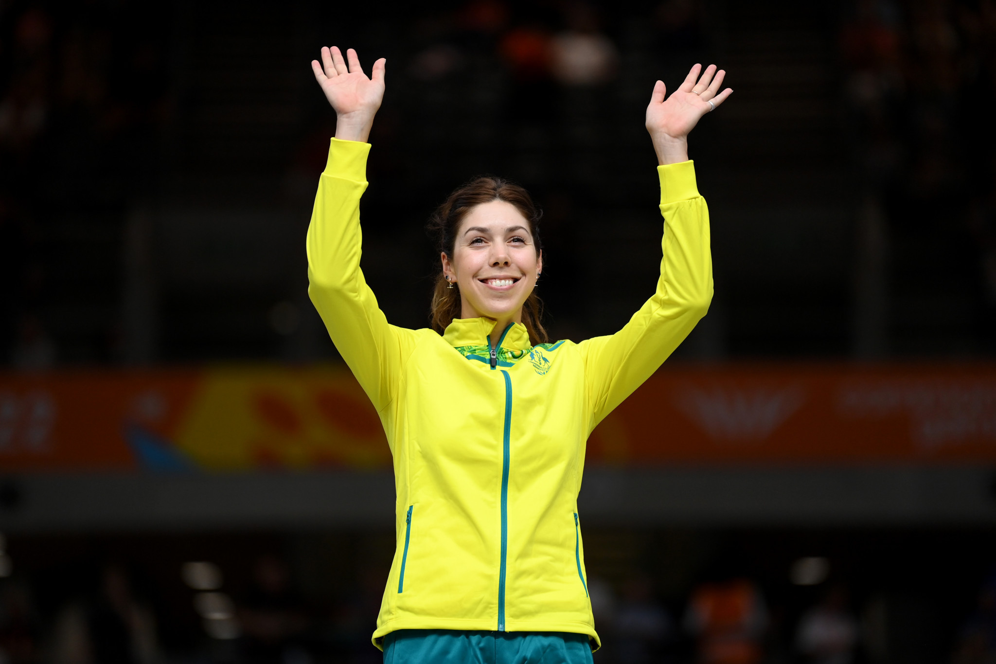 Georgia Baker of Australia claimed the women's points race gold in fashion ©Getty Images