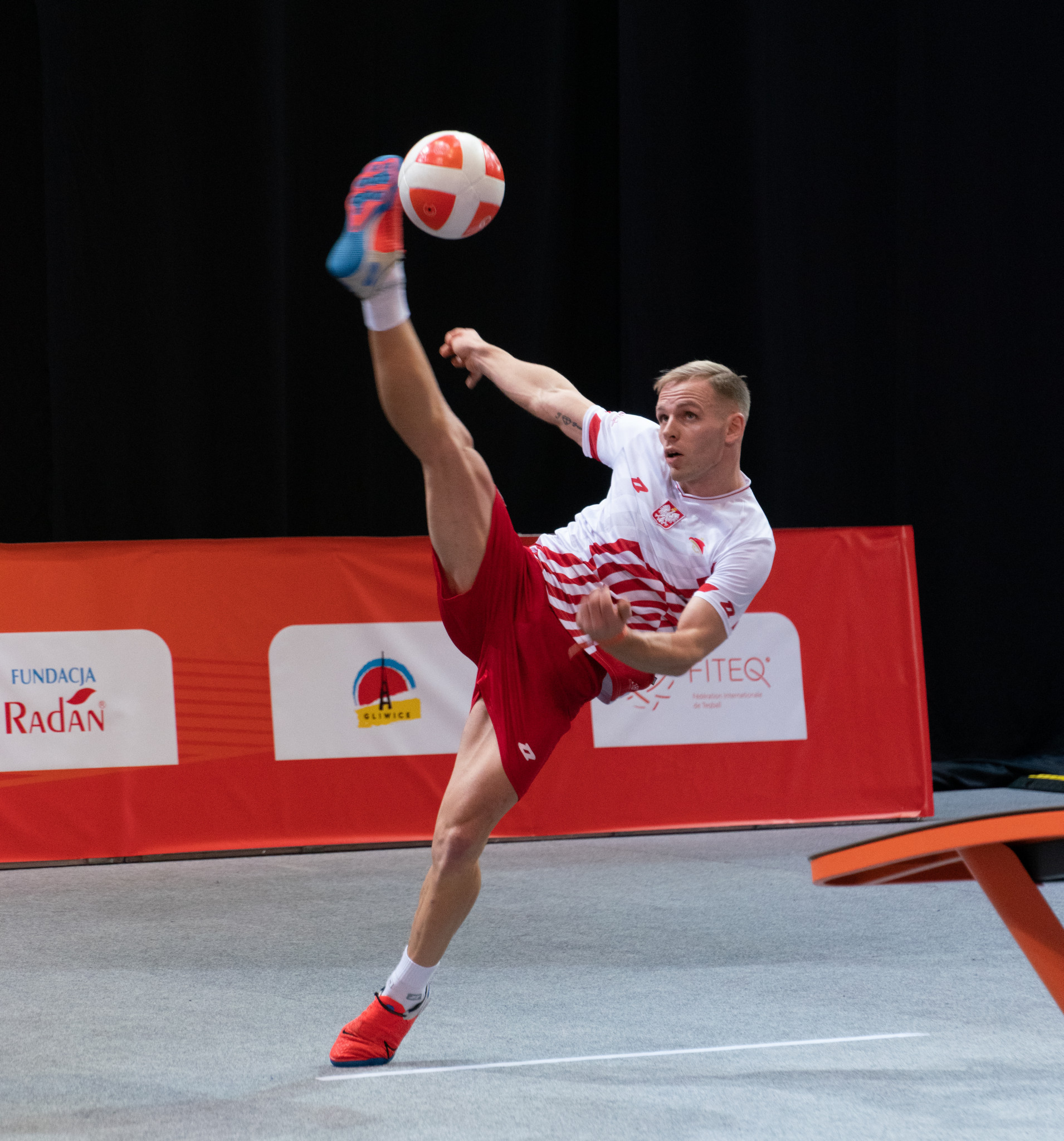 Adrian Duszak has been selected as the men's singles representative in Poland's team for the Teqball World Championships ©FITEQ