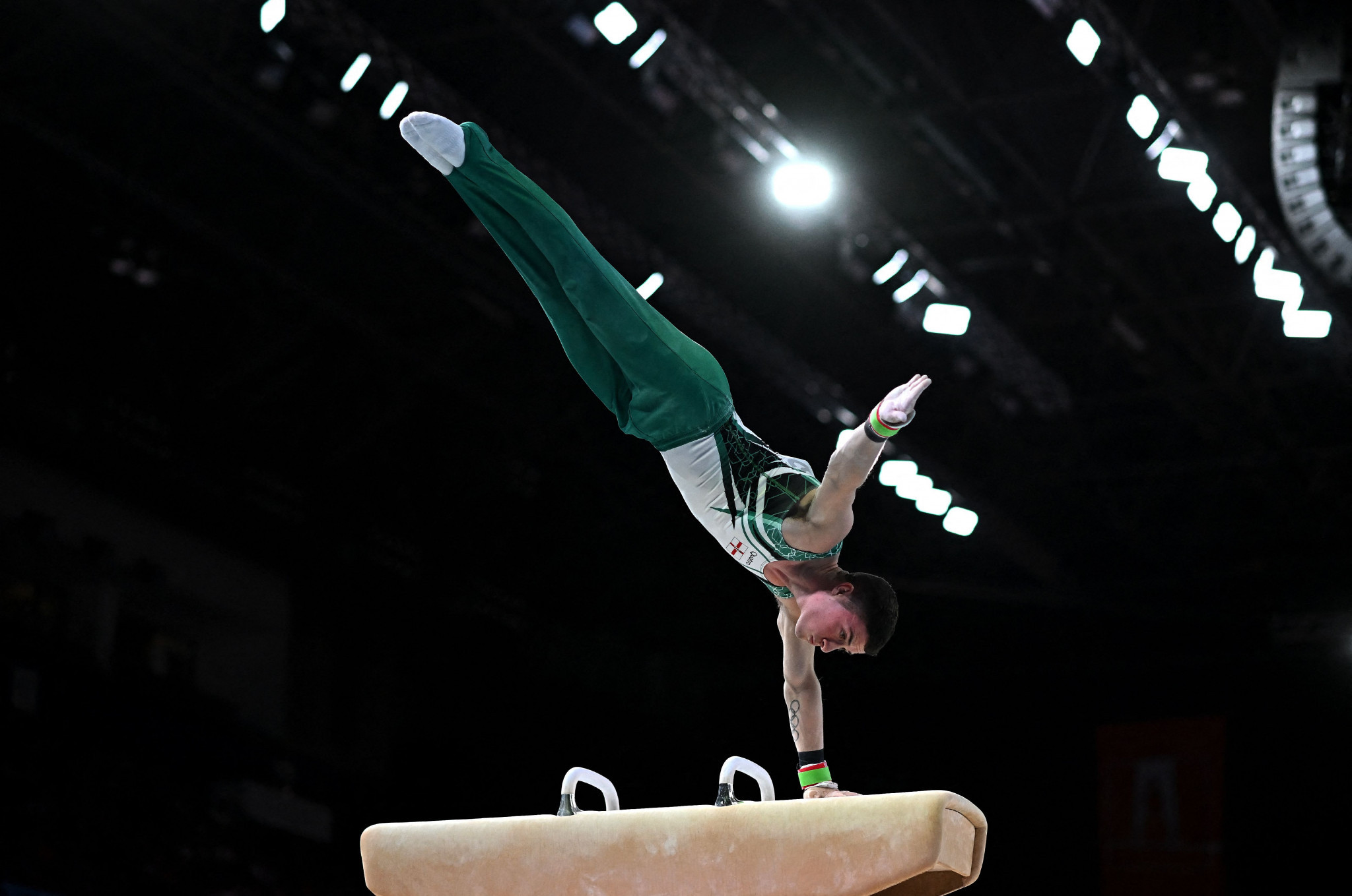 Rhys McClenaghan's participation was once in doubt, but thanks to an International Gymnastics Federation U-turn he mounted the pommel horse and won a silver medal ©Getty Images