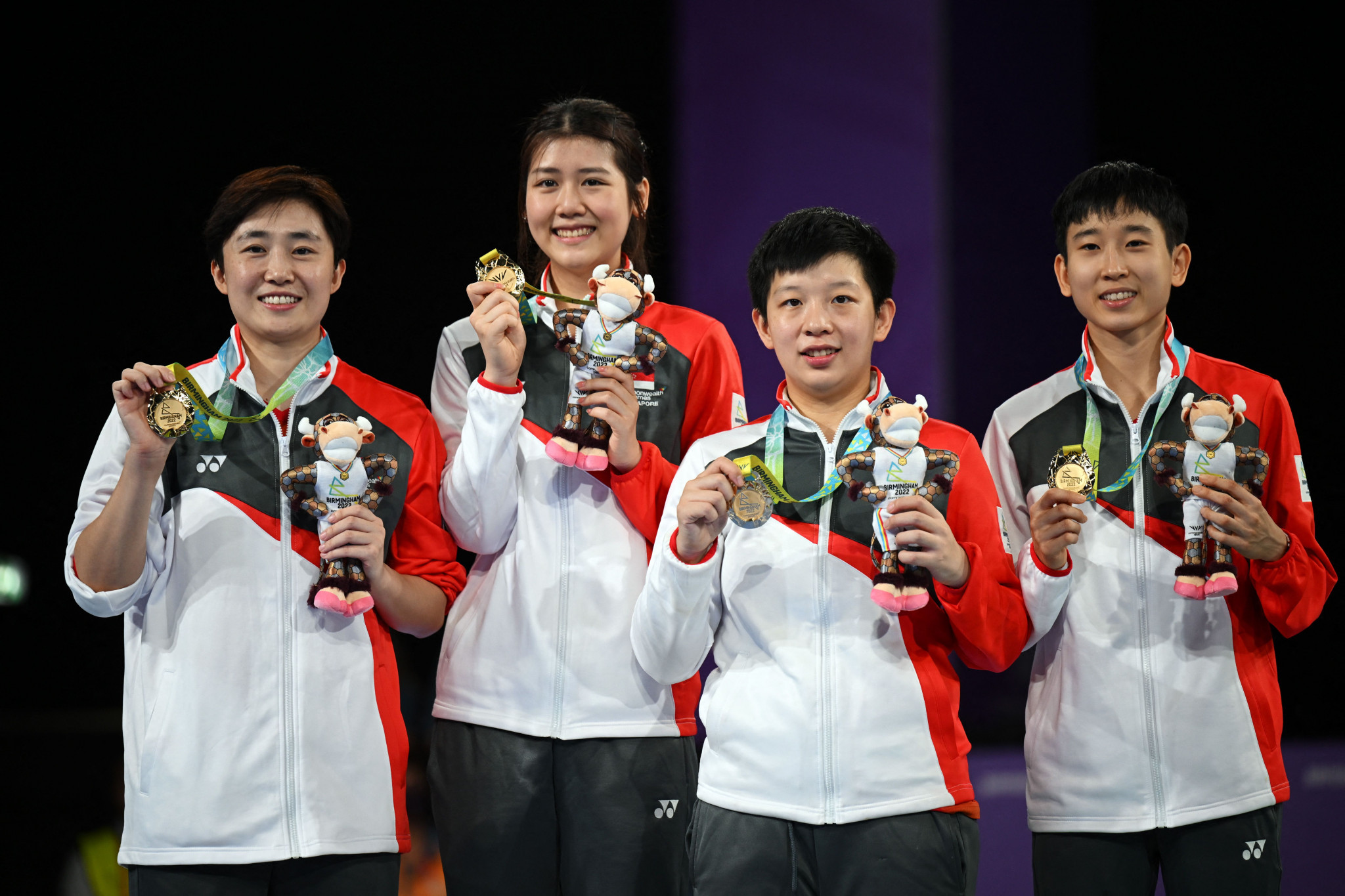 Singapore won the women's team table tennis tournament, earning the nation's 23rd Commonwealth Games gold medal in the sport ©Getty Images