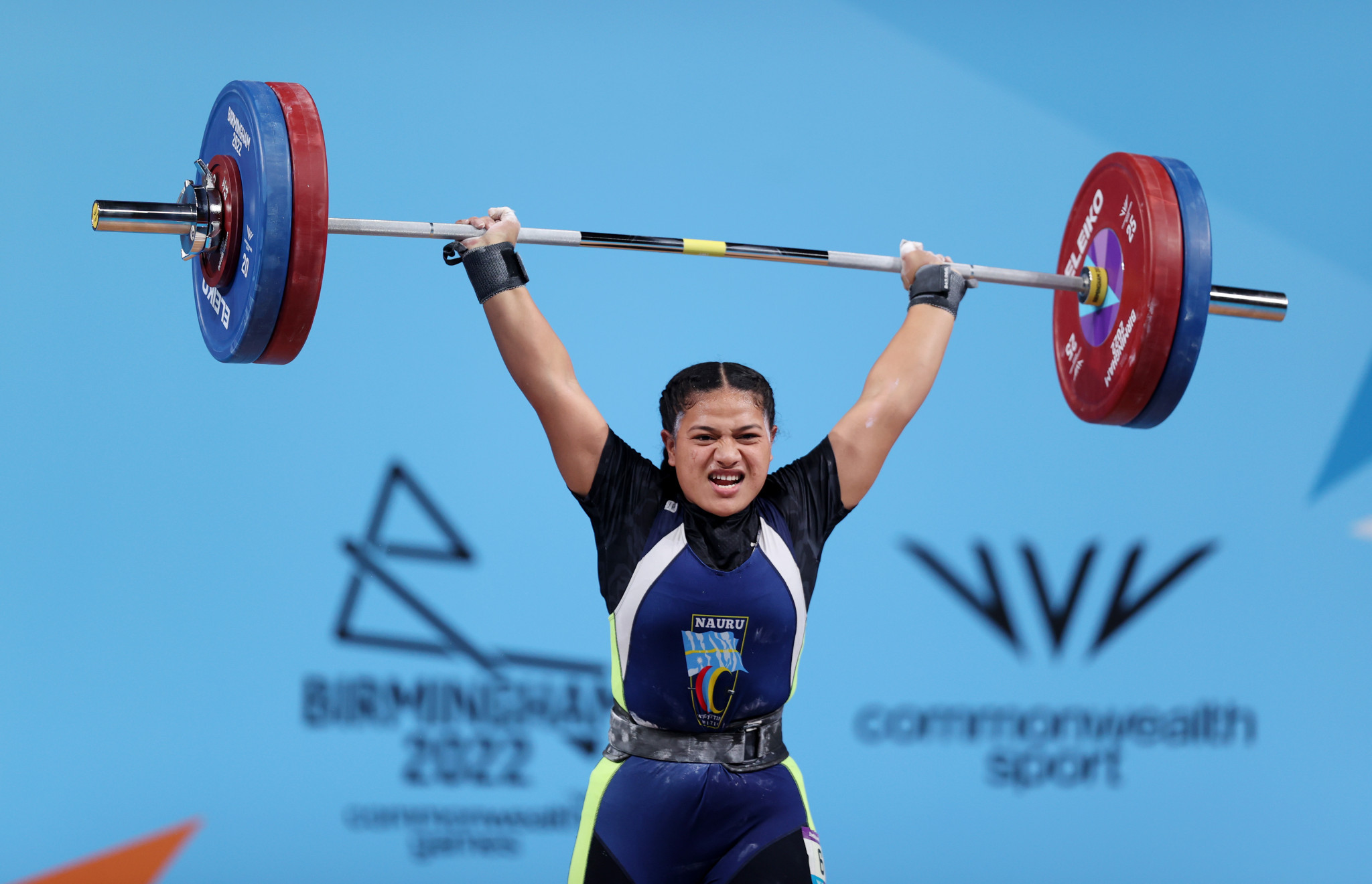 Maximina Uepa won bronze in the women's 76kg ©Getty Images