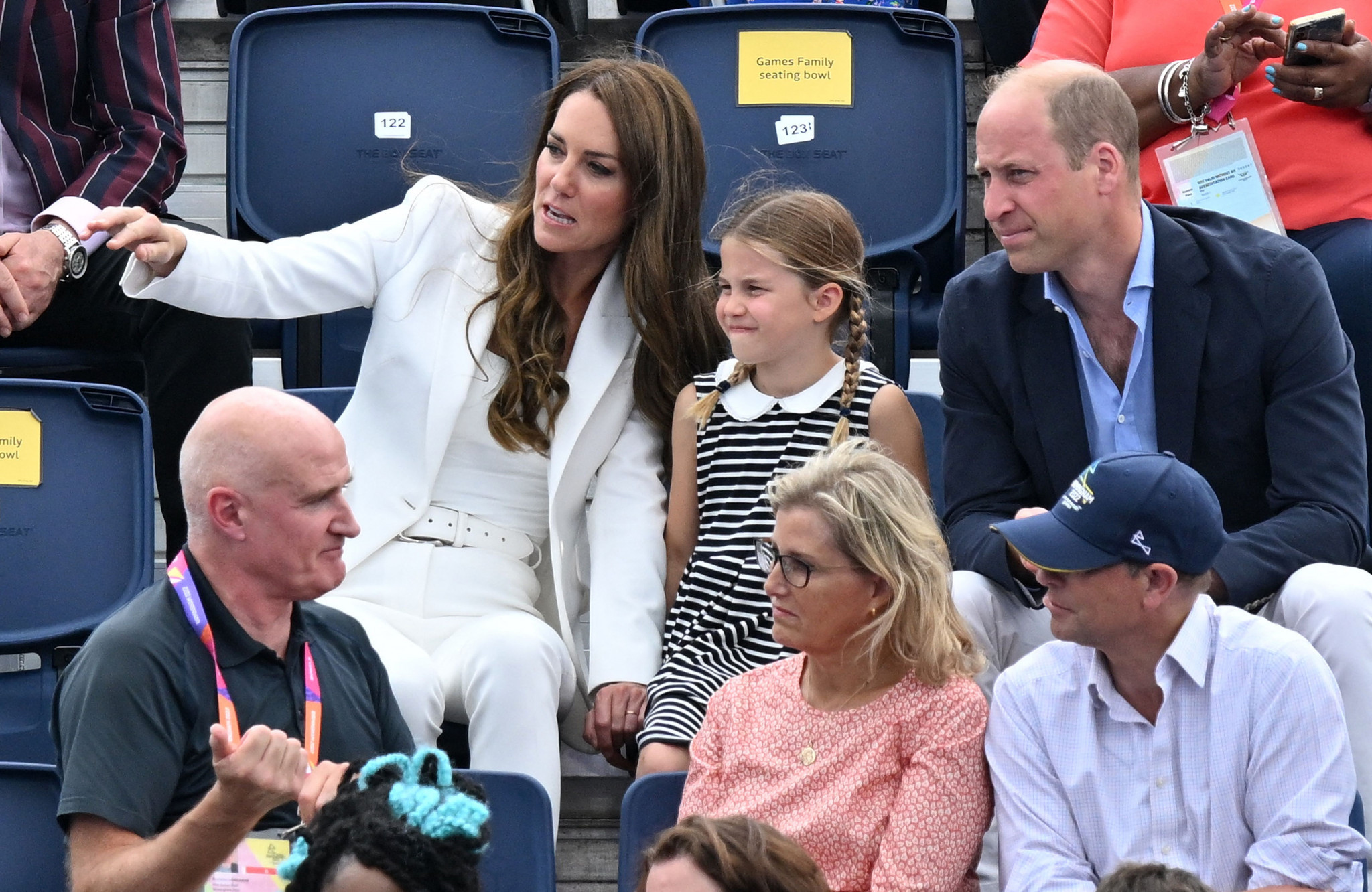 Members of the royal family were spotted at various venues including the Sandwell Aquatics Centre and University of Birmingham Hockey and Squash Centre ©Getty Images
