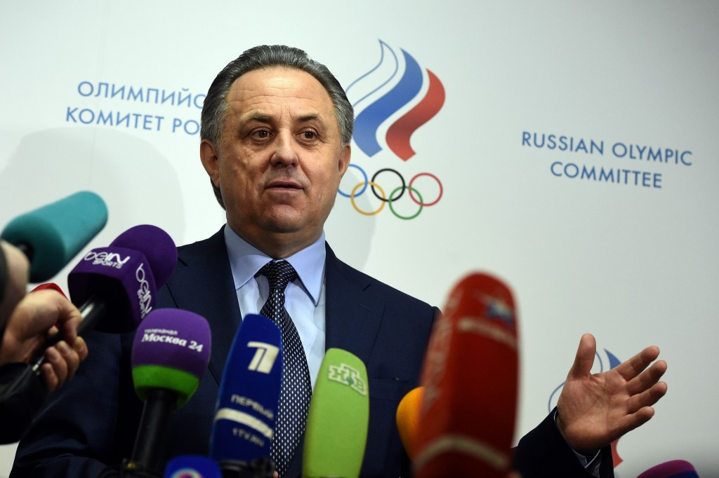 Russian Sports Minister Vitaly Mutko claimed the third ARD documentary about doping in athletics in his country is purely trying to influence worldwide opinion that they should be banned from Rio 2016 ©Getty Images