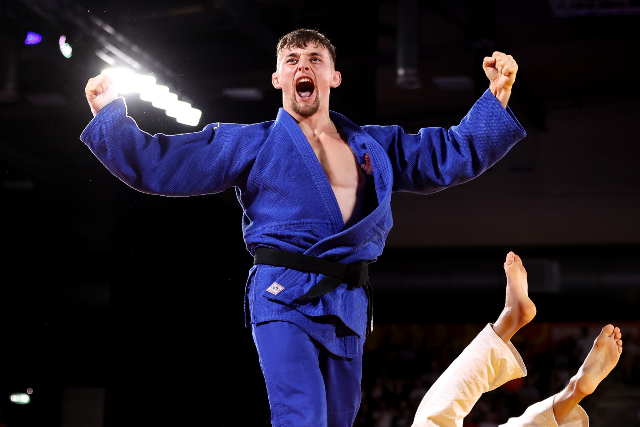 Lachlan Moorhead claimed gold in judo after an explosive end to the session tonight ©Getty Images