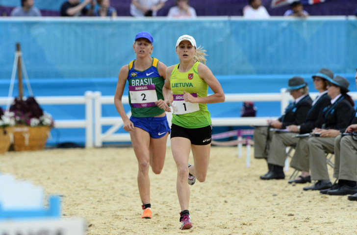 Asadauskaite showed her prowess on the running stage by making up a huge deficit to take gold