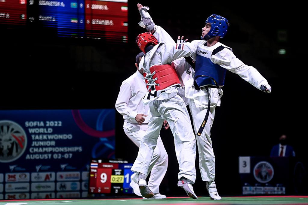 Abolfazl Zandi was one of two gold medallists in today's action after defeating Pornpawit Toruen ©World Taekwondo