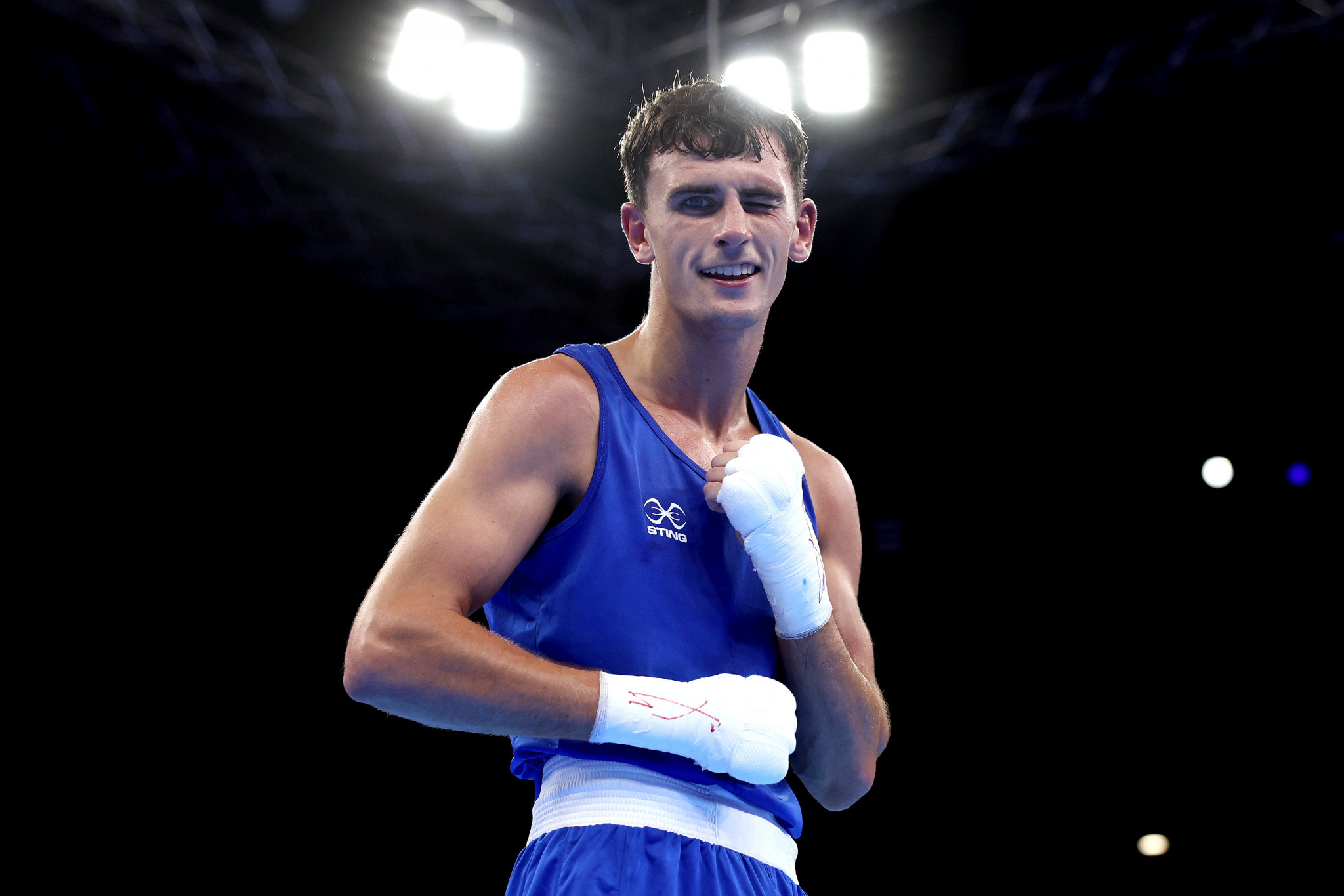 Reese Lynch was one of several British boxers to ensure a medal today at Birmingham 2022 ©Getty Images