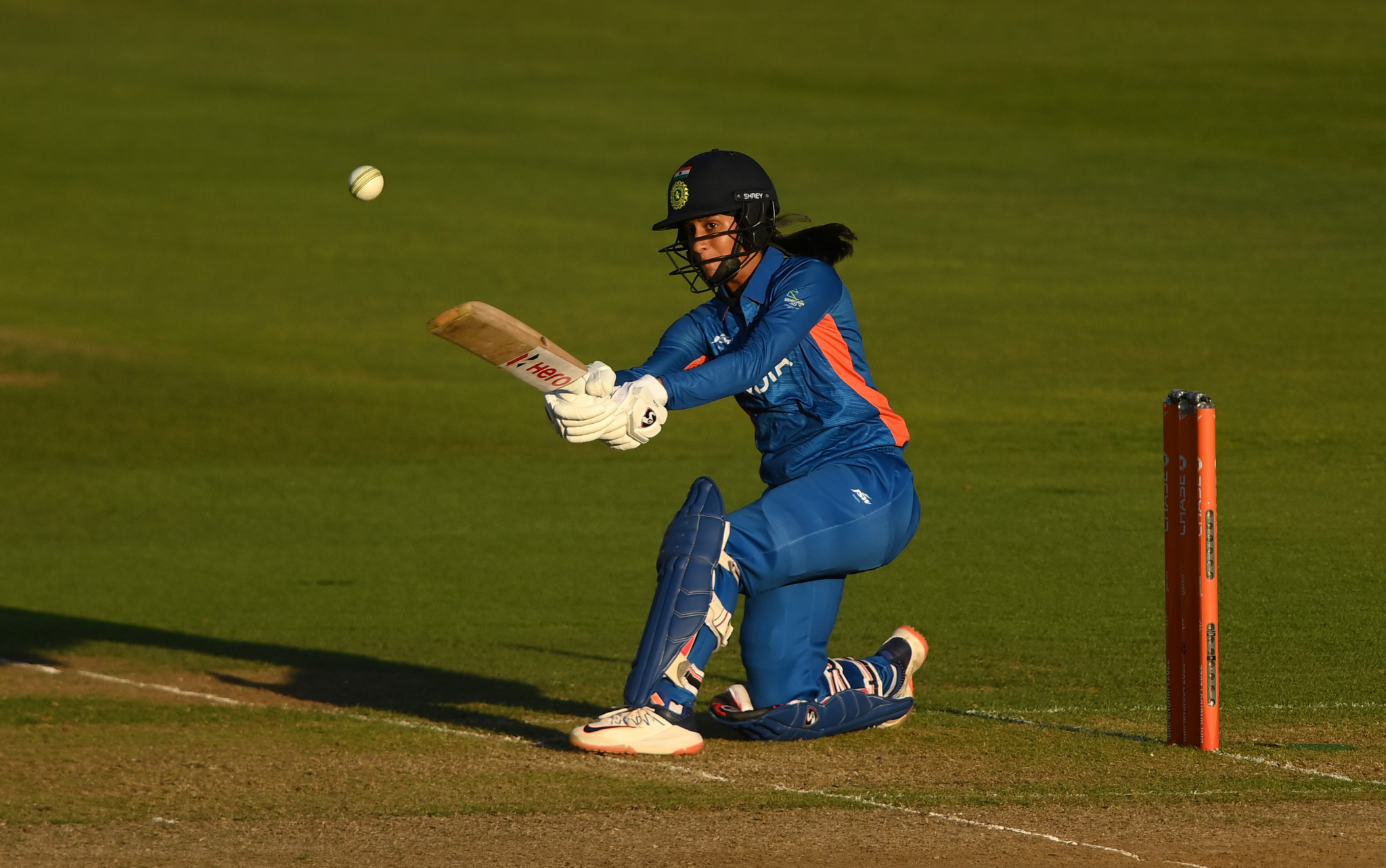 Jemimah Rodrigues admitted "my game is not flashy" but top scored for India with 56 ©Getty Images