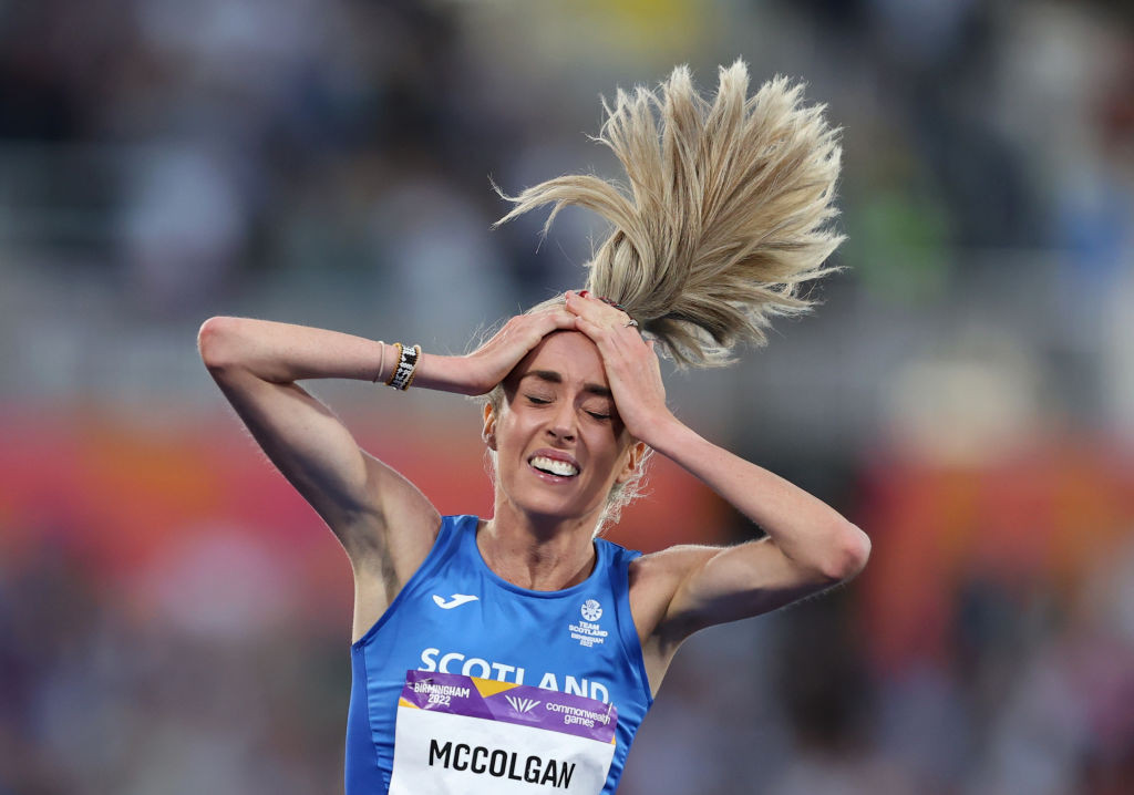 Scotland's Eilish McColgan was an emotional winner of the Commonwealth Games women's 10,000m title in Birmingham ©Getty Images