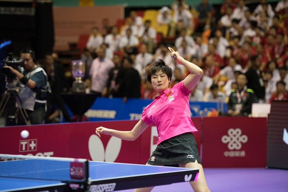 China also forced Japan to settle for silver in the women's event