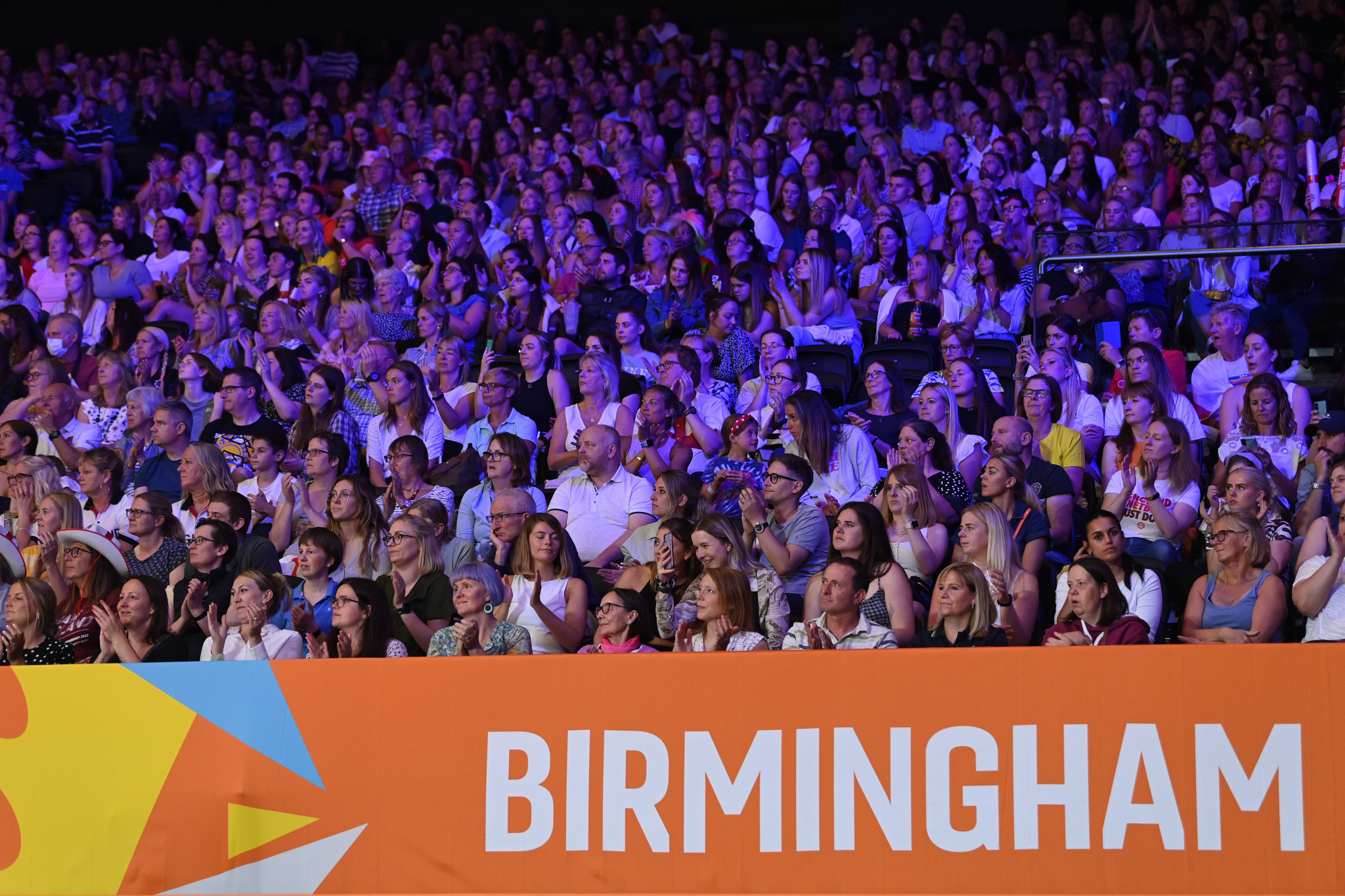 Every hall at NEC Arena, including the one hosting weightlifting, has seen fans come out in large numbers ©Getty Images  