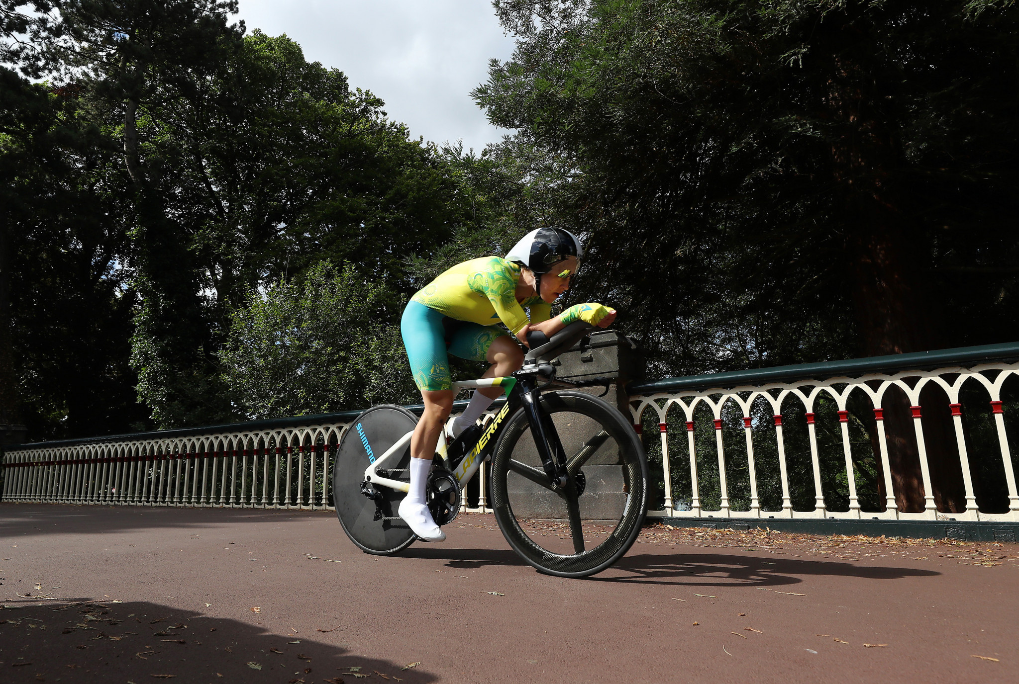 Grace Brown of Australia dominated the women's time trial from start to finish ©Getty Images