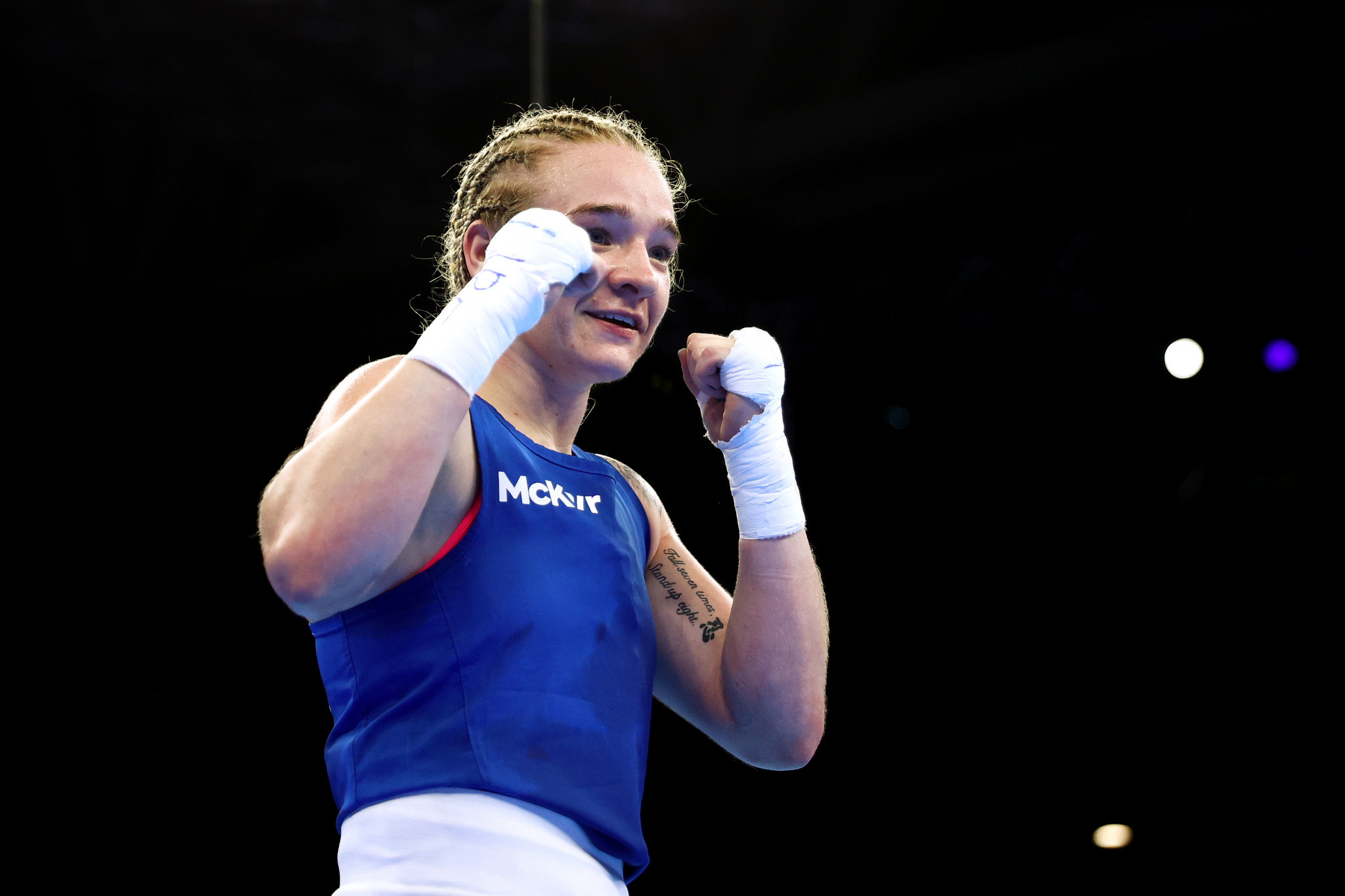Amy Broadhurst is one of seven Northern Irish boxers in the semi-finals ©Getty Images