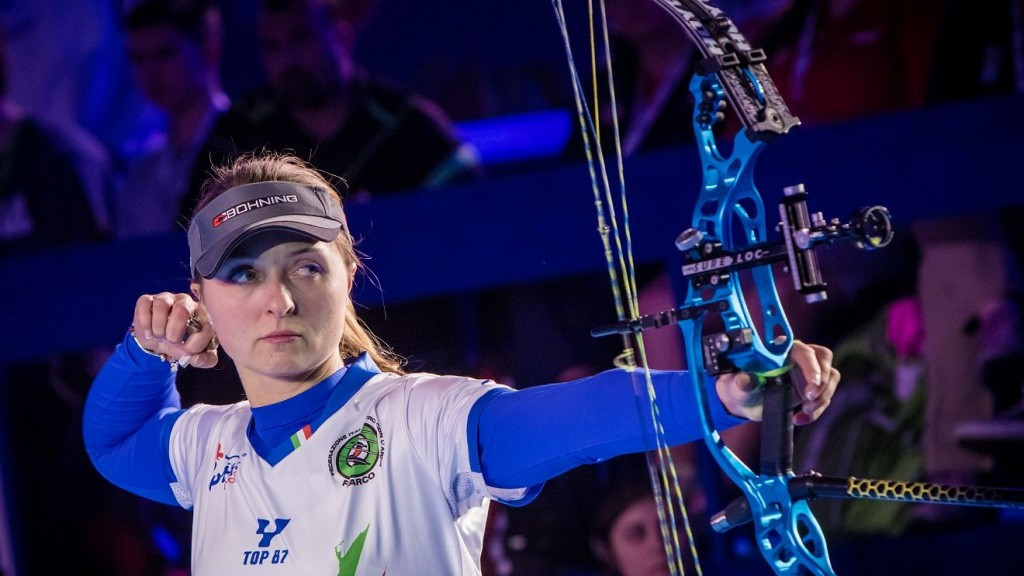 Italy's Irene Franchini claimed the women's compound individual title