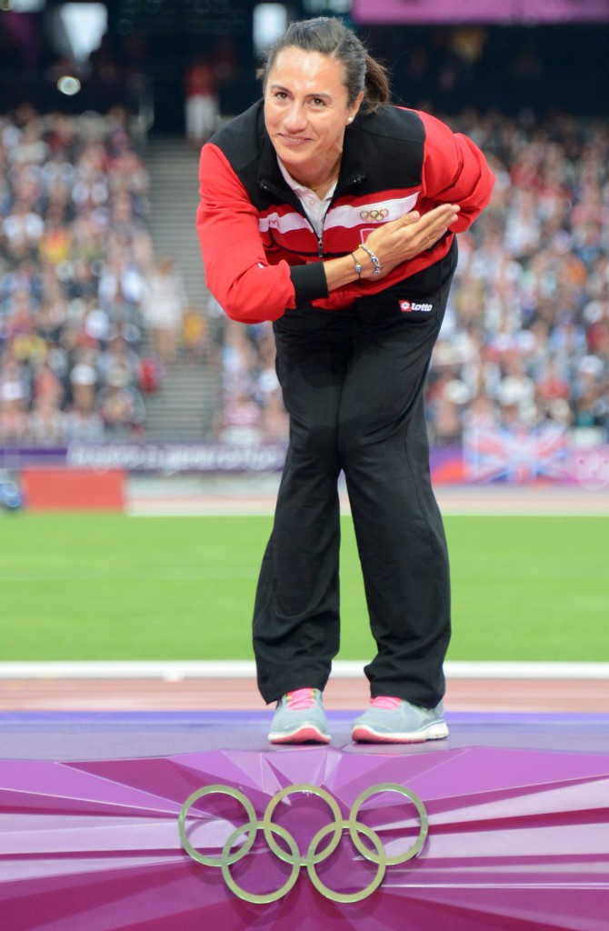 Aslı Çakır Alptekin was stripped of her Olympic gold medal