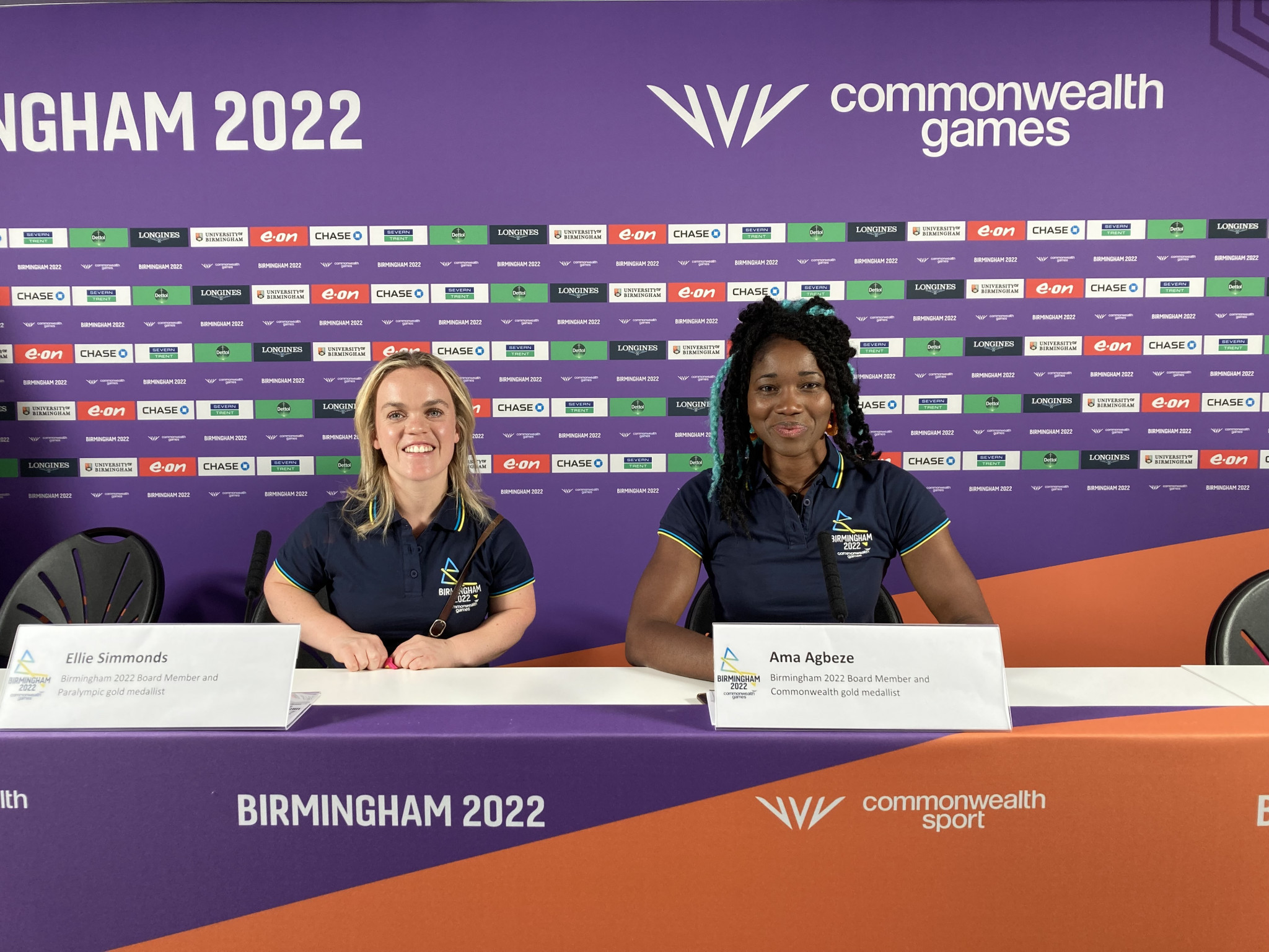 Birmingham 2022 Board members Ellie Simmonds and Ama Agbeze have backed the English city to stage the Olympics in future ©Getty Images