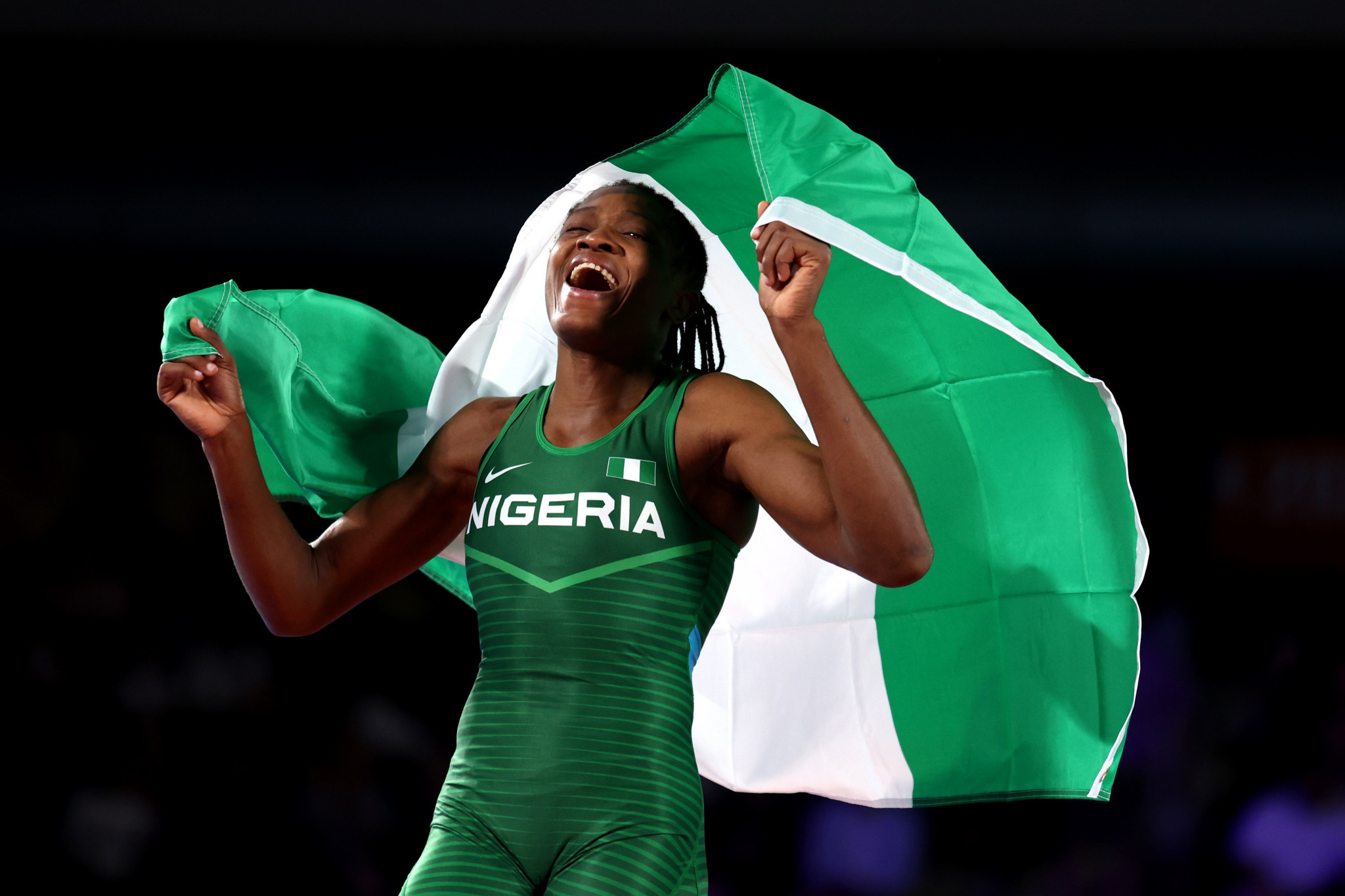 Blessing Odorundudu emerged victorious for a third successive Commonwealth Games ©Getty Images