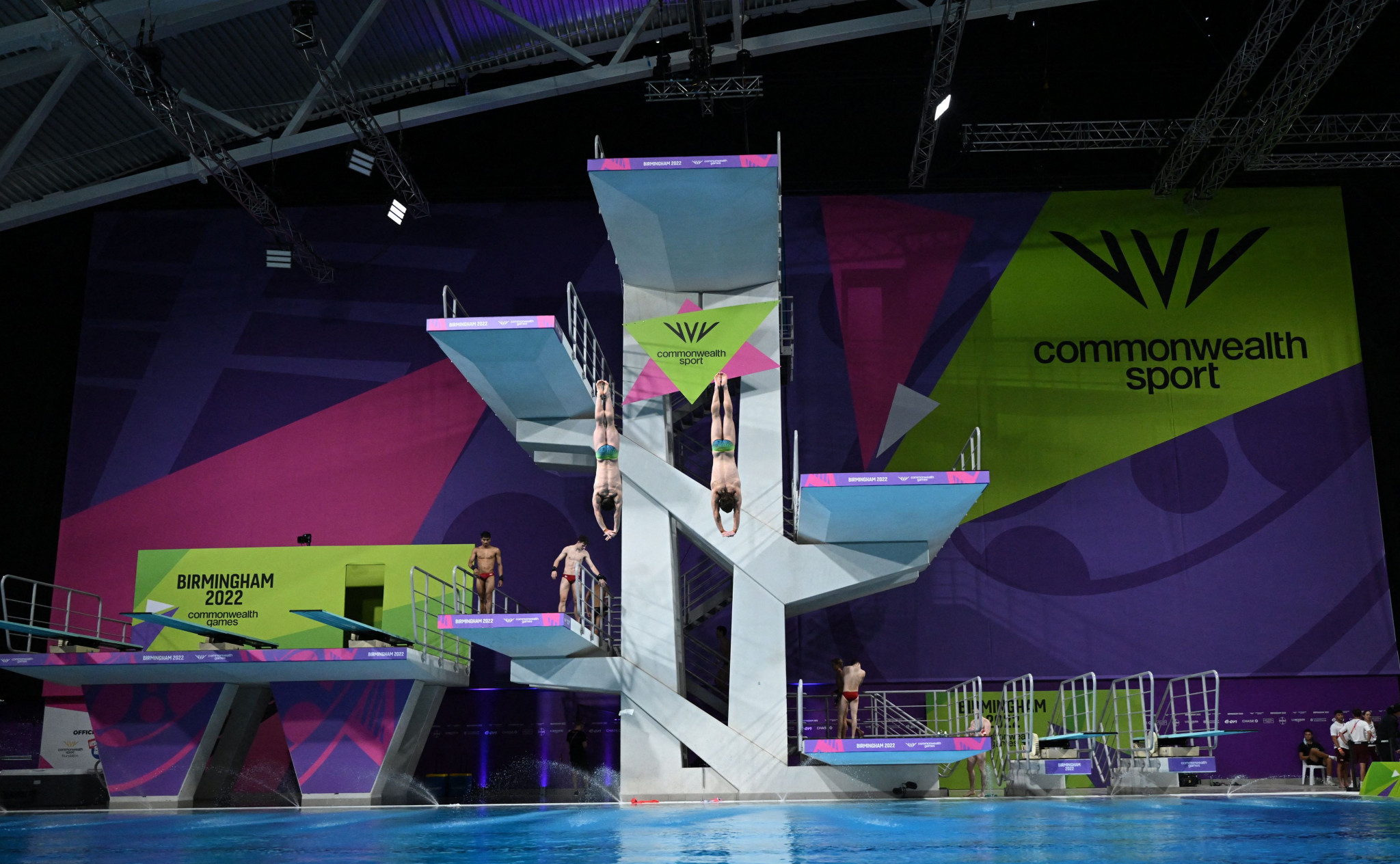 Diving continued with the men's 10m synchro today ©Getty Images