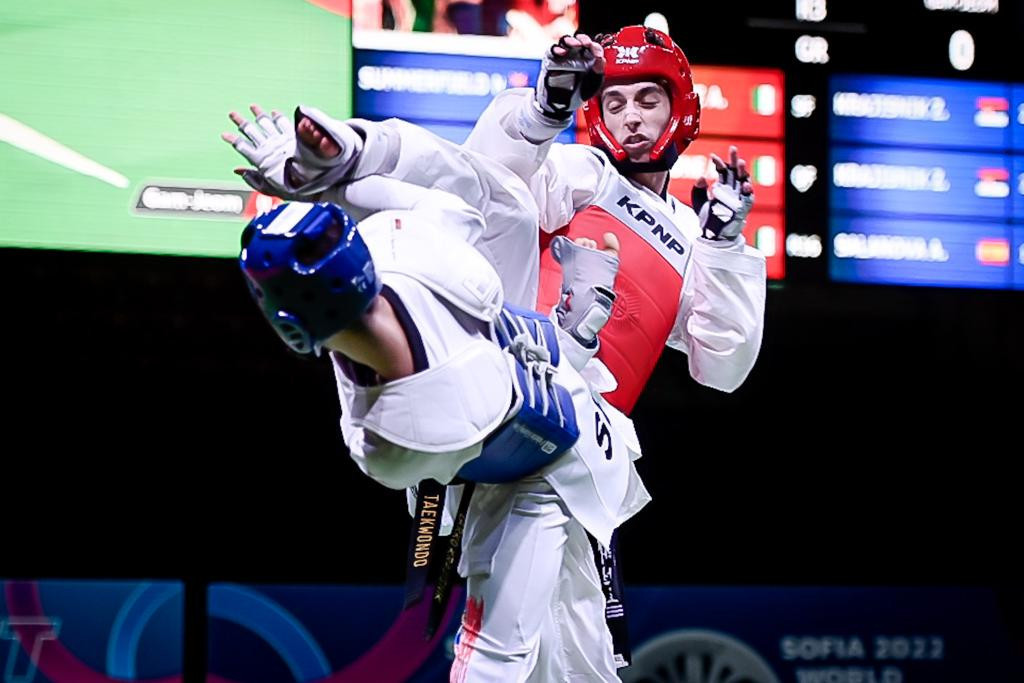 Angelo Mangione of Italy claimed gold in the men's under-68kg at the World Taekwondo Junior Champoionships ©World Taekwondo