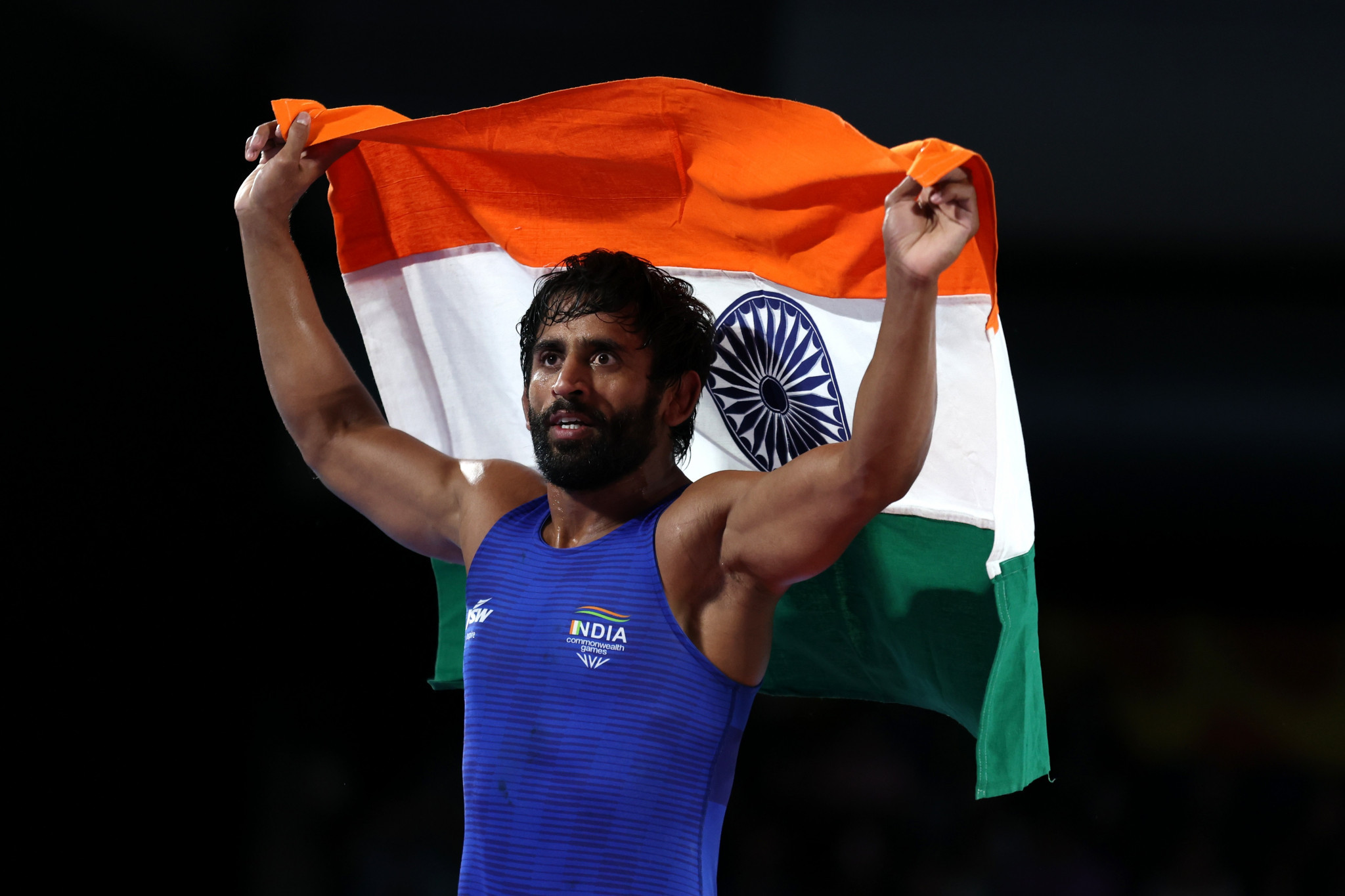Bajrang Punia was one of three Indian gold medallists ©Getty Images