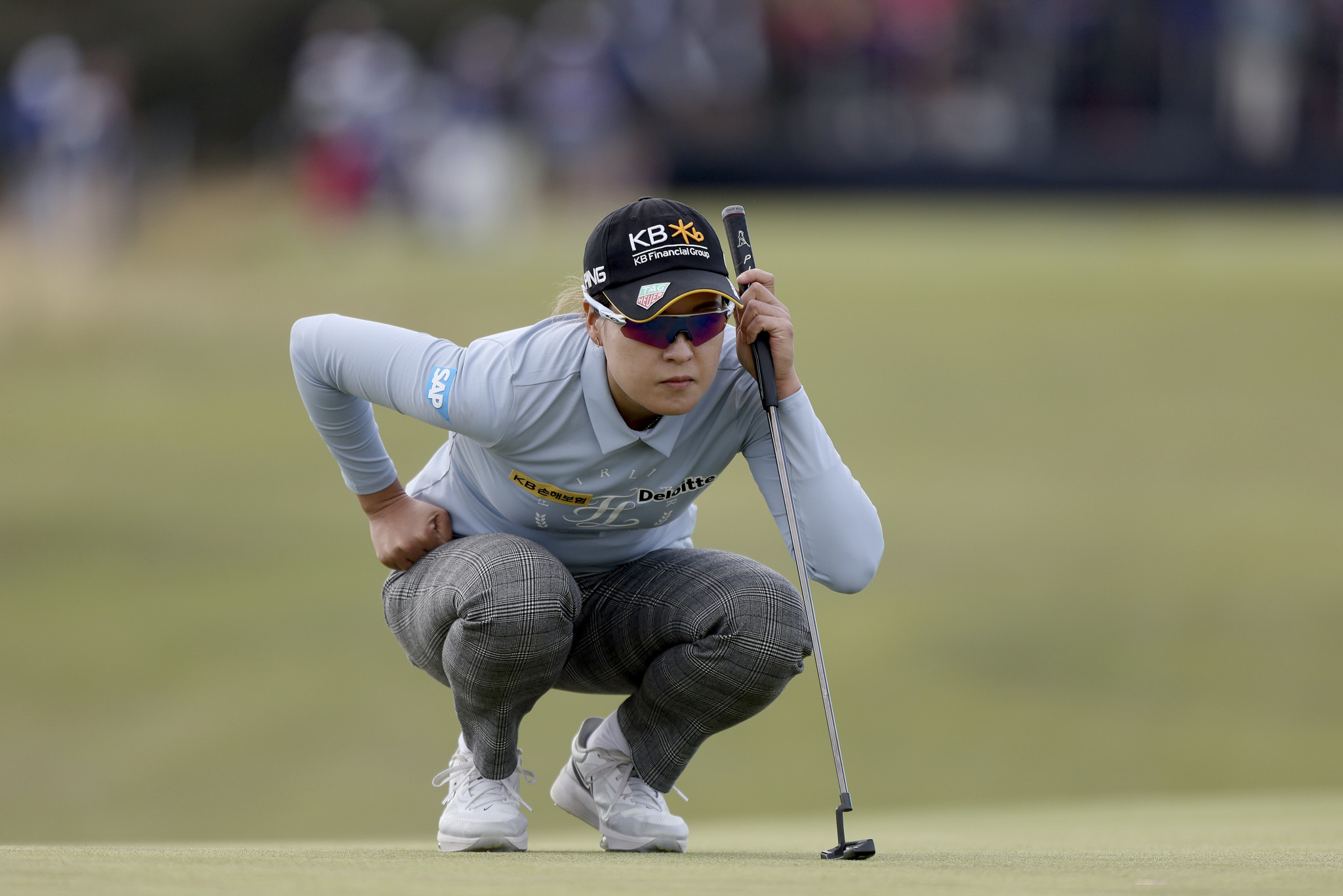 Chun credits bet with caddie in helping to reach Women's Open golf top spot