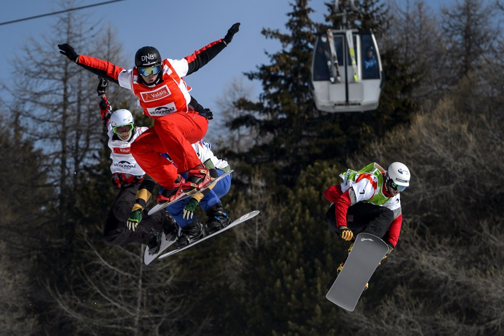 Eguibar triumphs again in Veysonnaz as Vaultier claims men's overall Snowboard Cross World Cup title