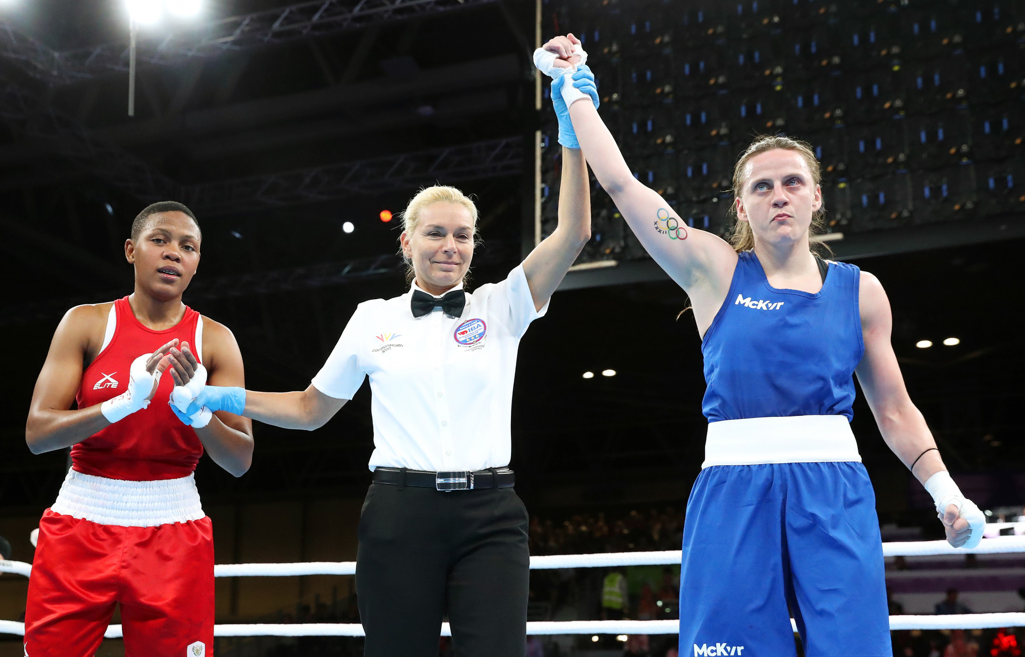Michaela Walsh was one of the Northern Irish winners in boxing tonight ©Getty Images