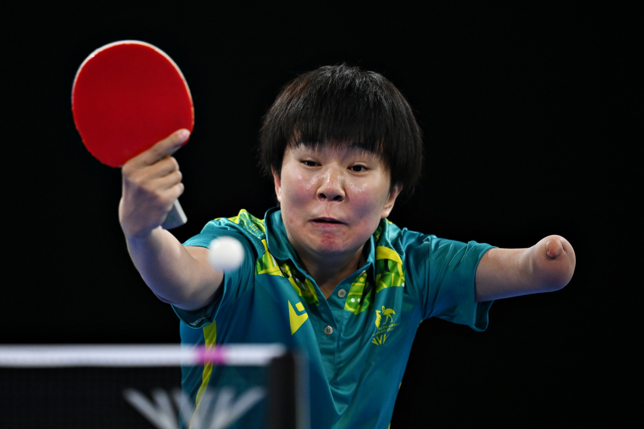 Australia's Yang Qian took gold in the women's singles C6-10 Para table tennis event ©Getty Images