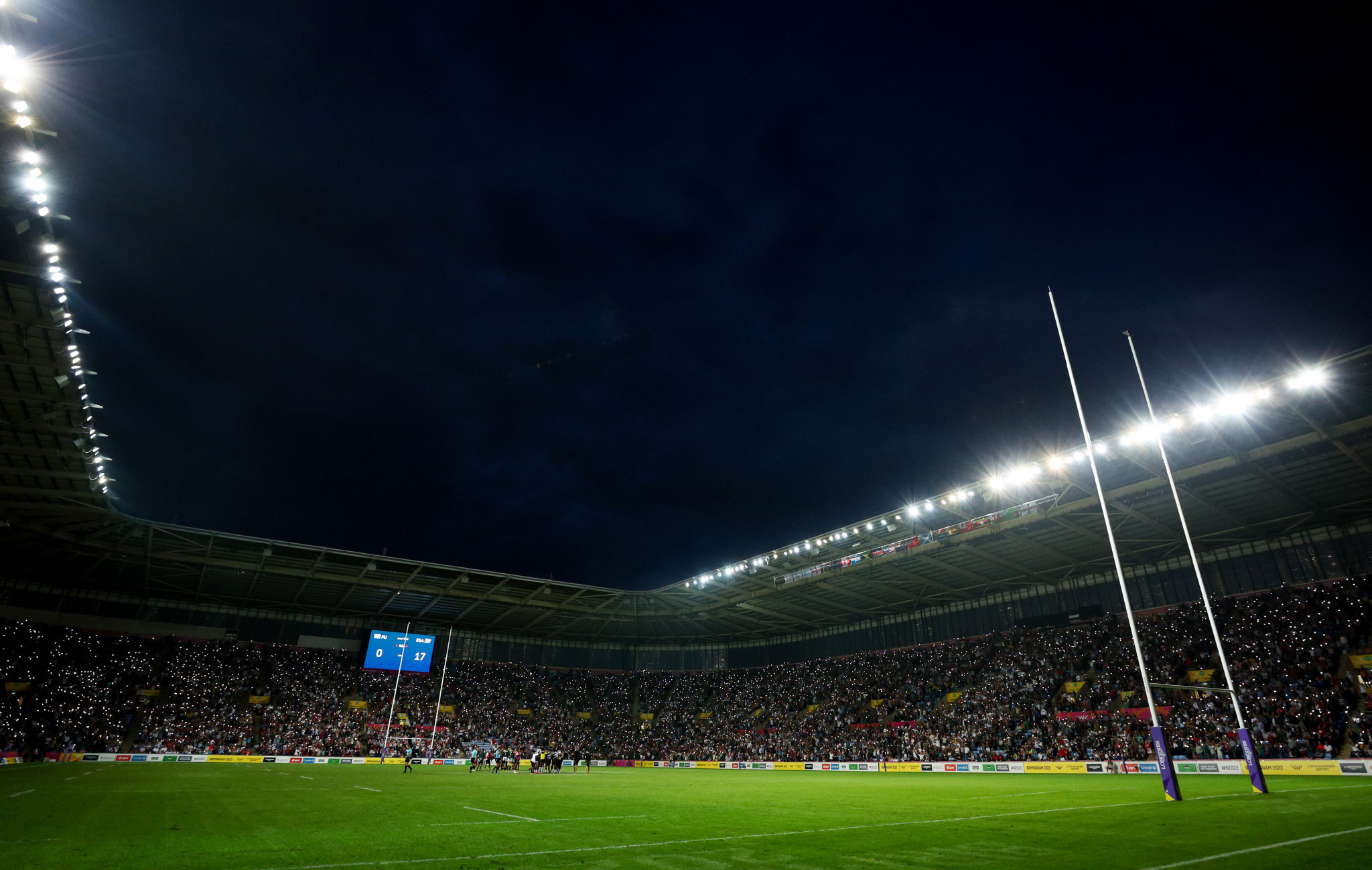 Coventry City match postponed due to "unsafe pitch" after Birmingham 2022 rugby sevens