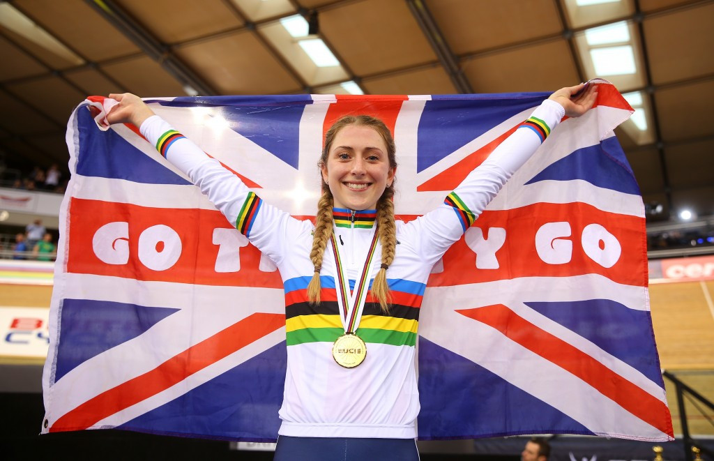 Britain's Laura Trott triumphed to secure her second gold of the Championships ©Getty Images
