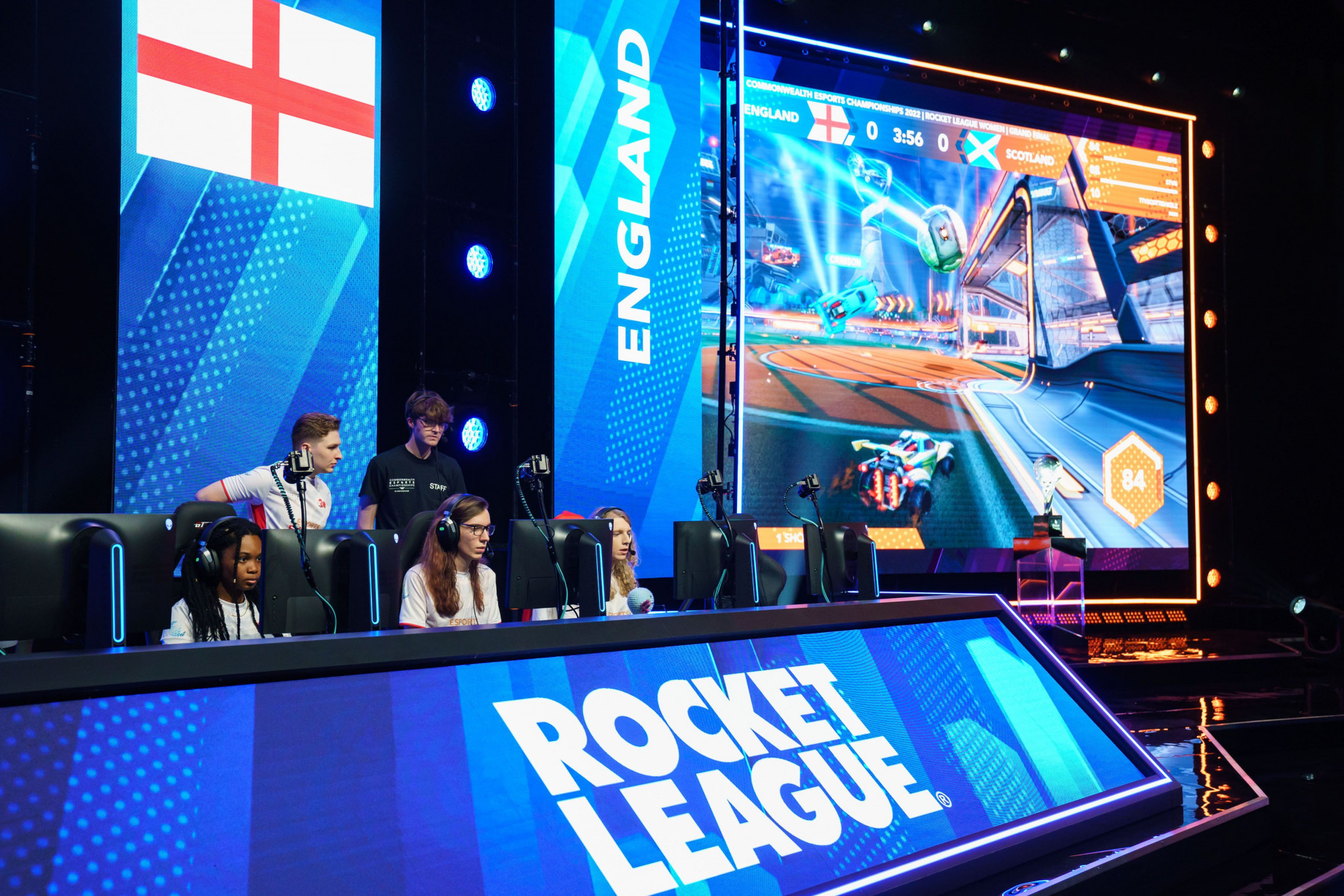 England achieved their only gold medal of the competition in Rocket League women ©GEF
