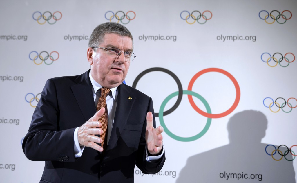 A refugees Olympic team was a major decision announced by Thomas Bach following the Executive Board meeting ©Getty Images