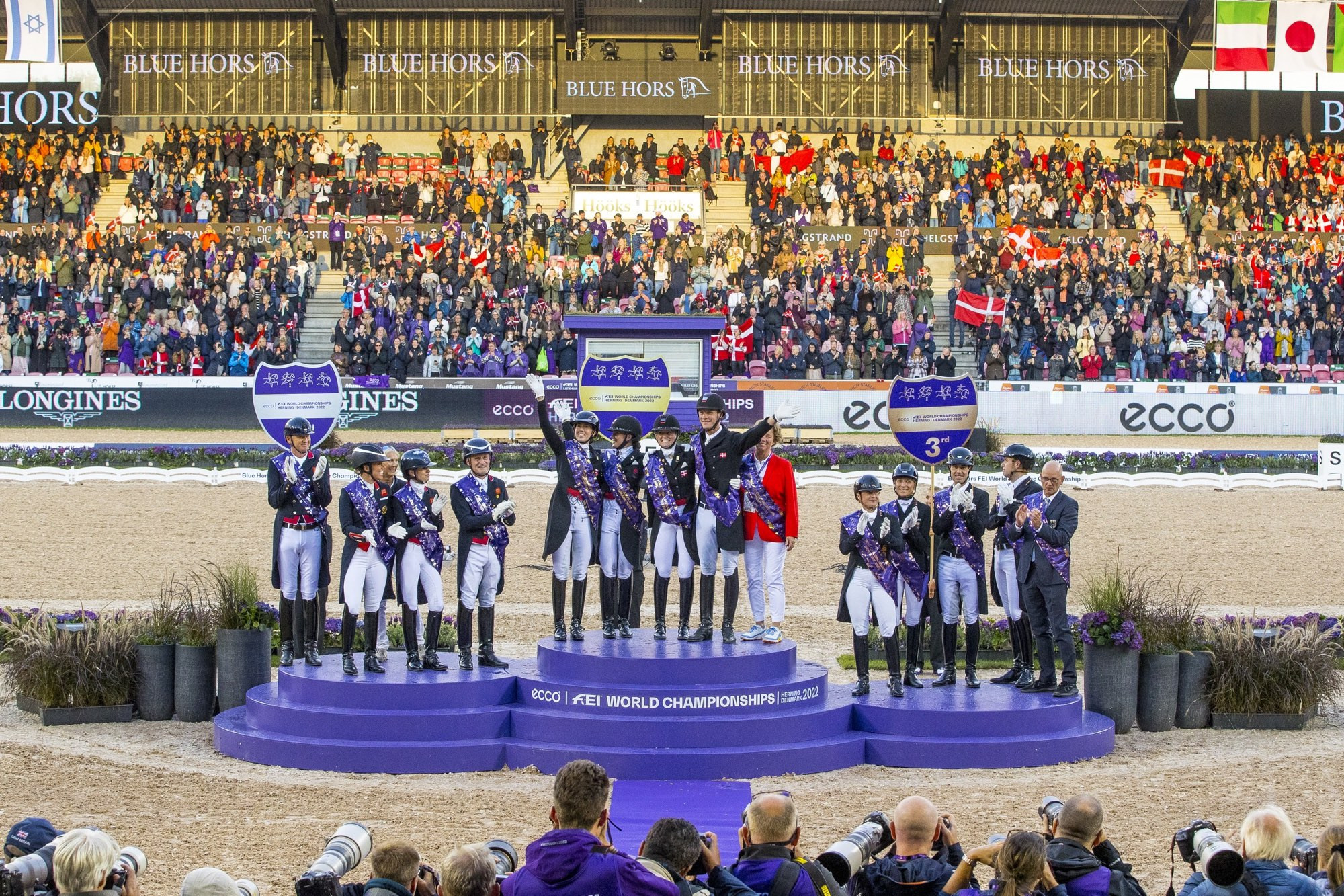 Denmark claim home gold in team dressage at World Equestrian Championships