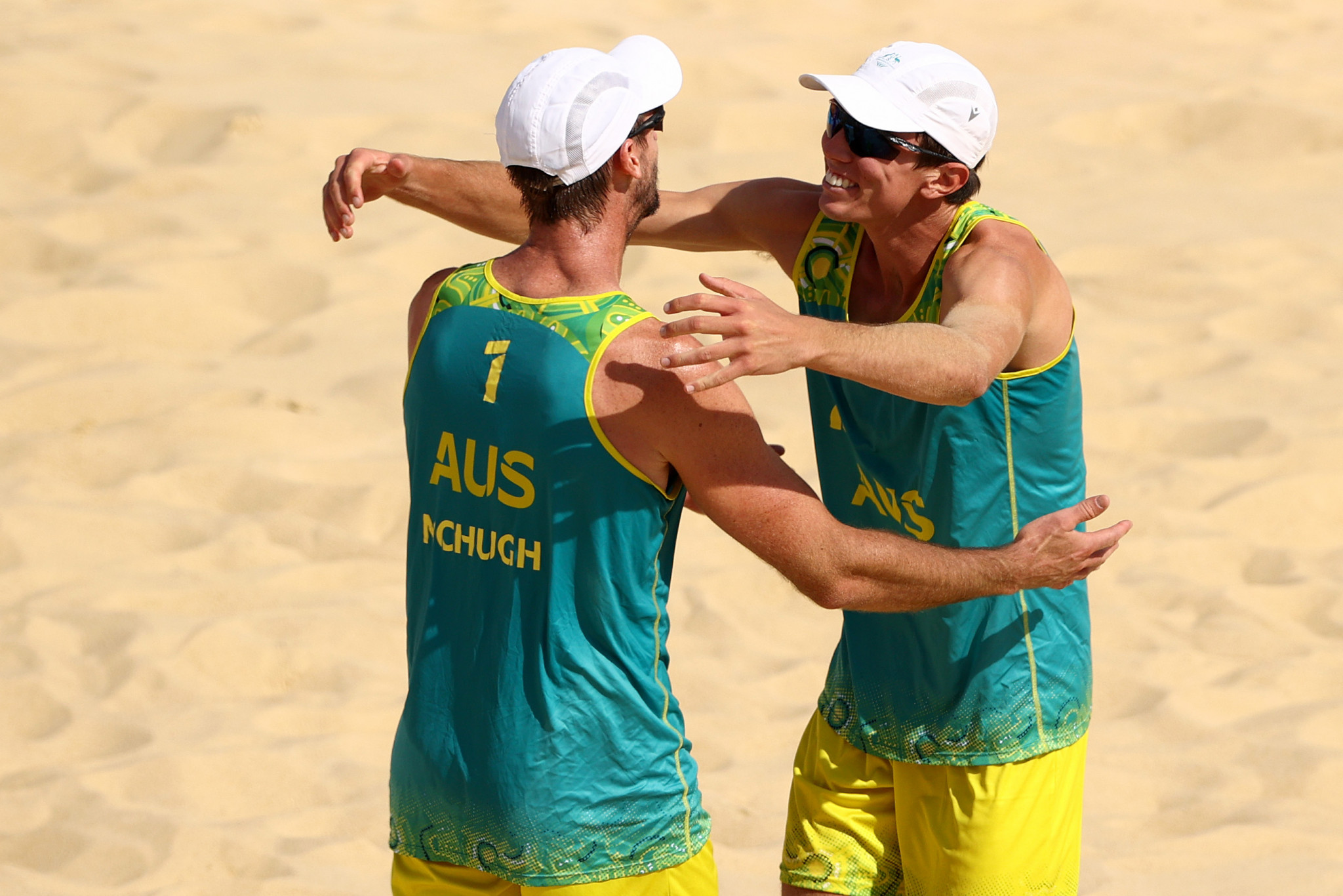 Australia's Chris McHugh and Paul Burnett claimed the men's gold ©Getty Images