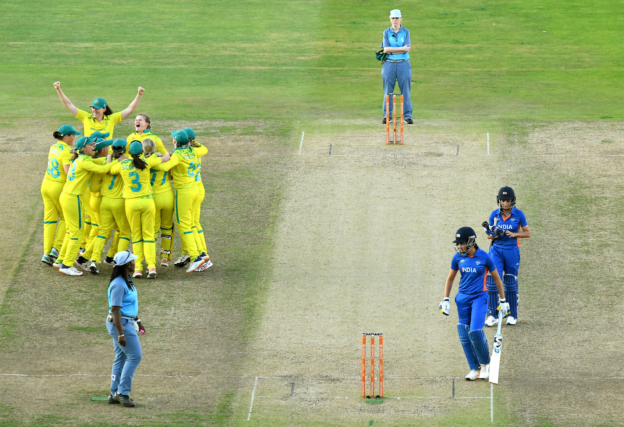 Australia claimed the inaugural Commonwealth Games cricket gold medal with a nine-run win against India ©Getty Images