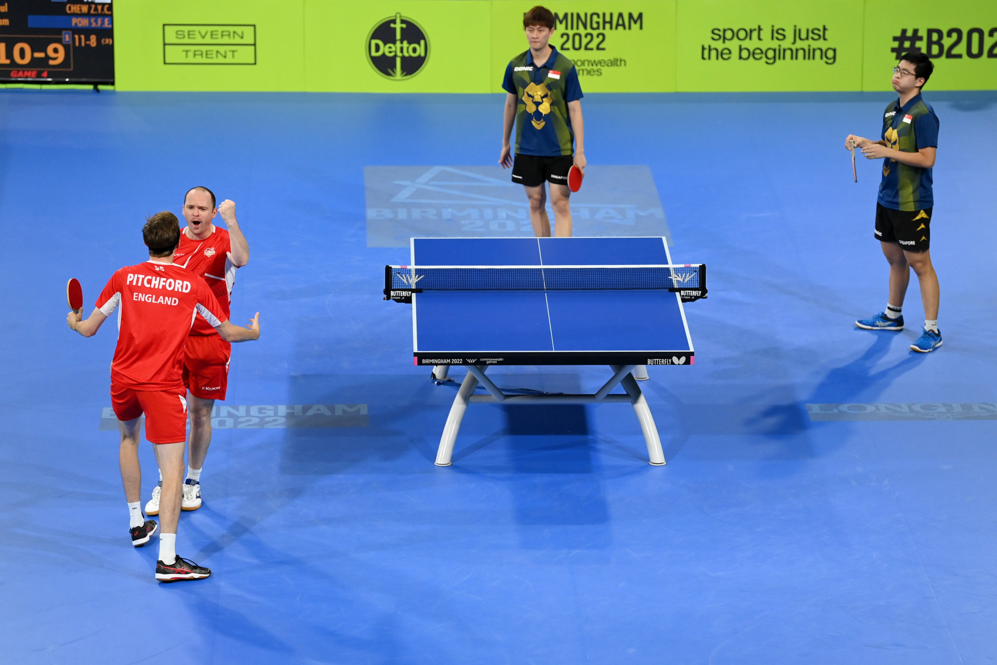 Paul Drinkhall and Liam Pitchford retained the men's doubles title ©Getty Images