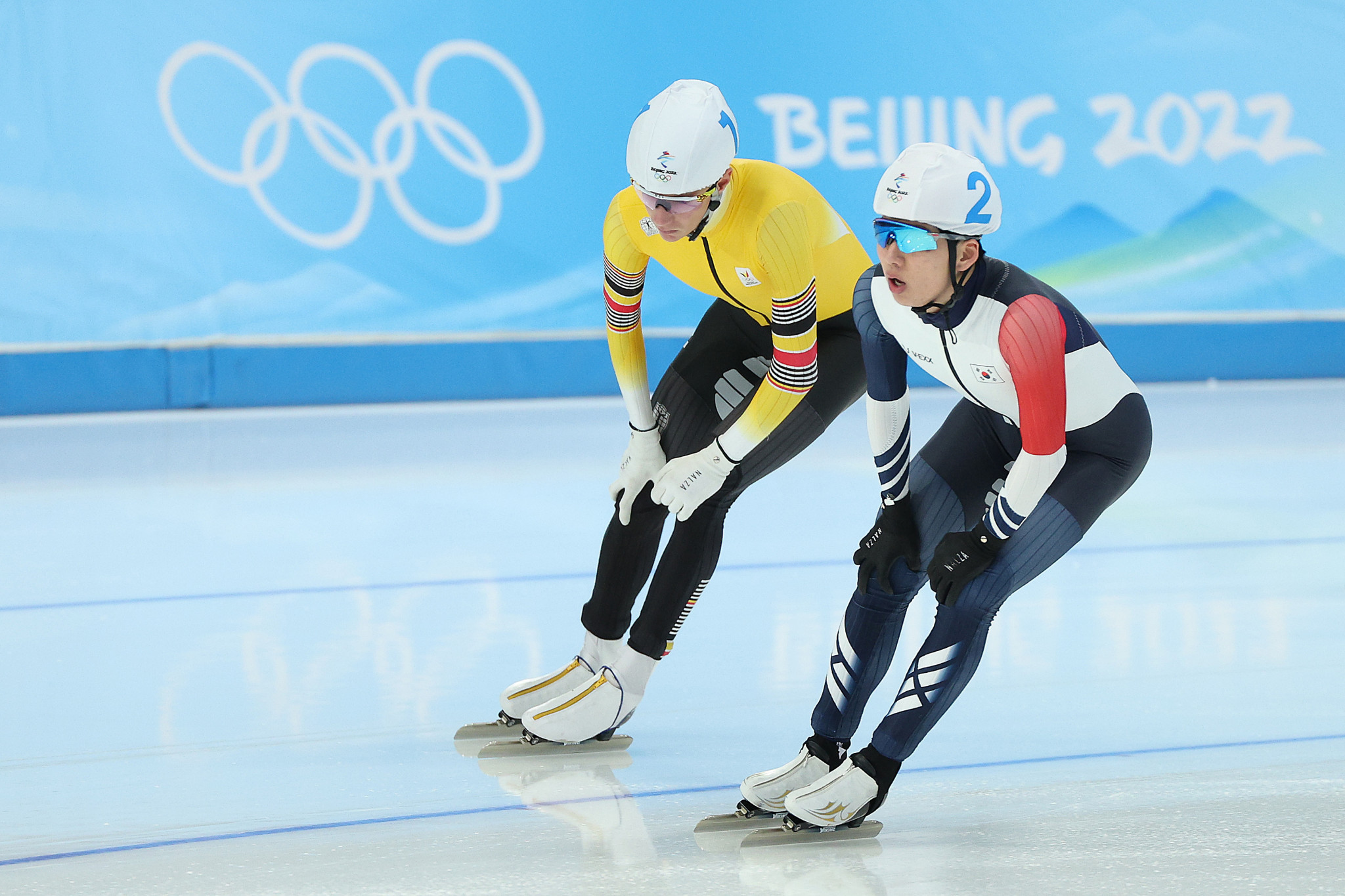 Chung Jae-won, right, won medals at Beijing 2022 and Pyeongchang 2018  ©Getty Images