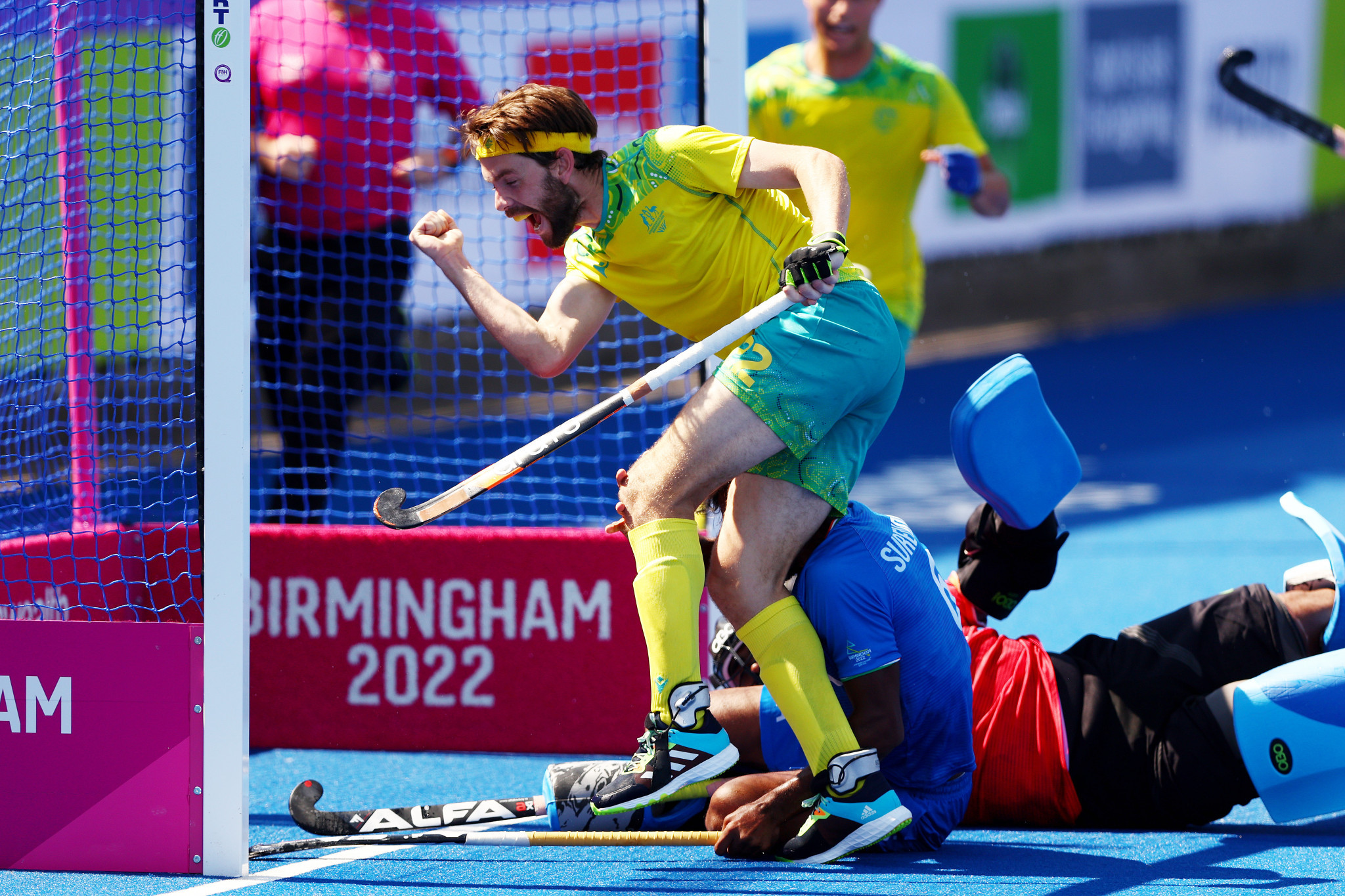 Flynn Ogilvie scored Australia's seventh goal in the final  ©Getty Images