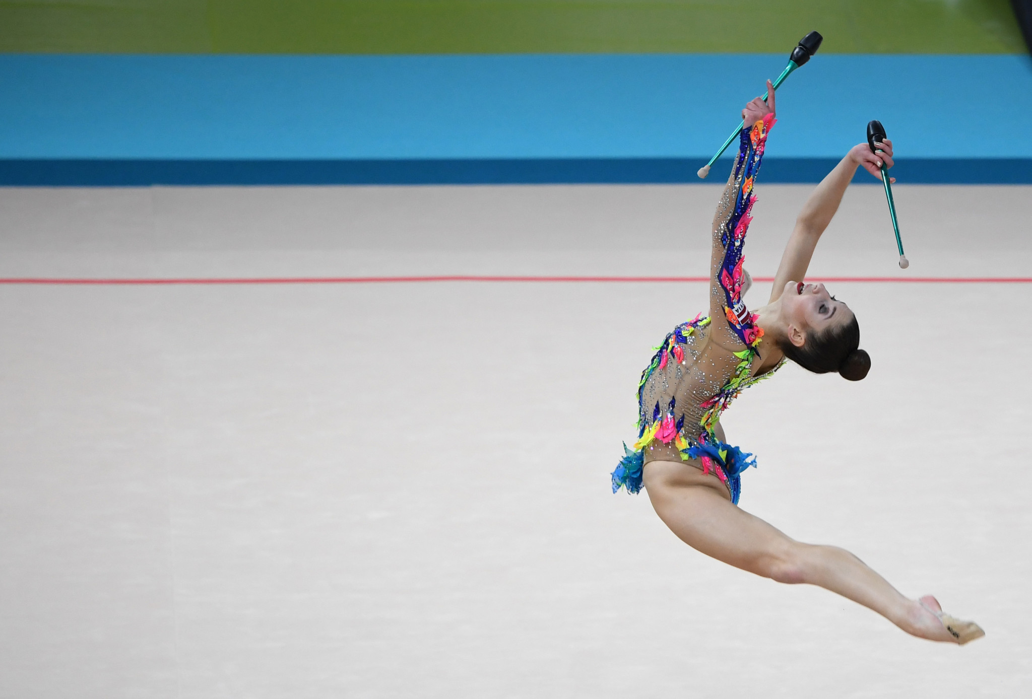 Latvian Olympic Committee denies giving gymnast with dual Russian citizenship ultimatum