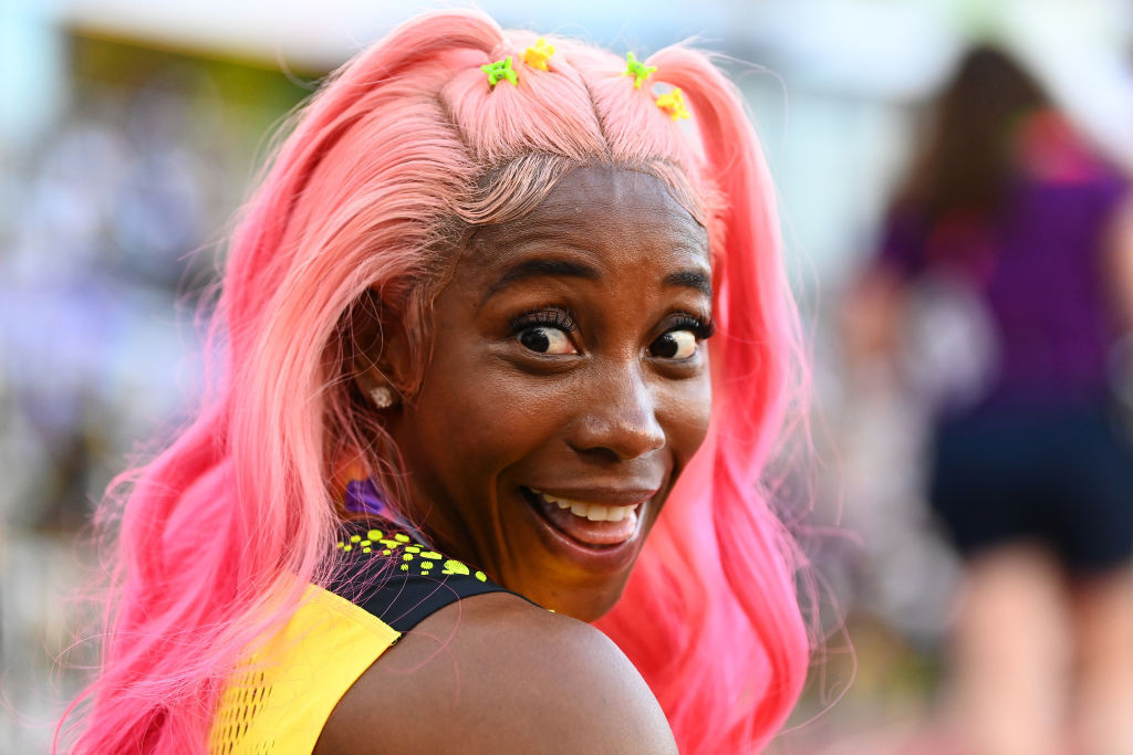 Shelly-Ann Fraser-Pryce maintained winning momentum in Hungary ©Getty Images