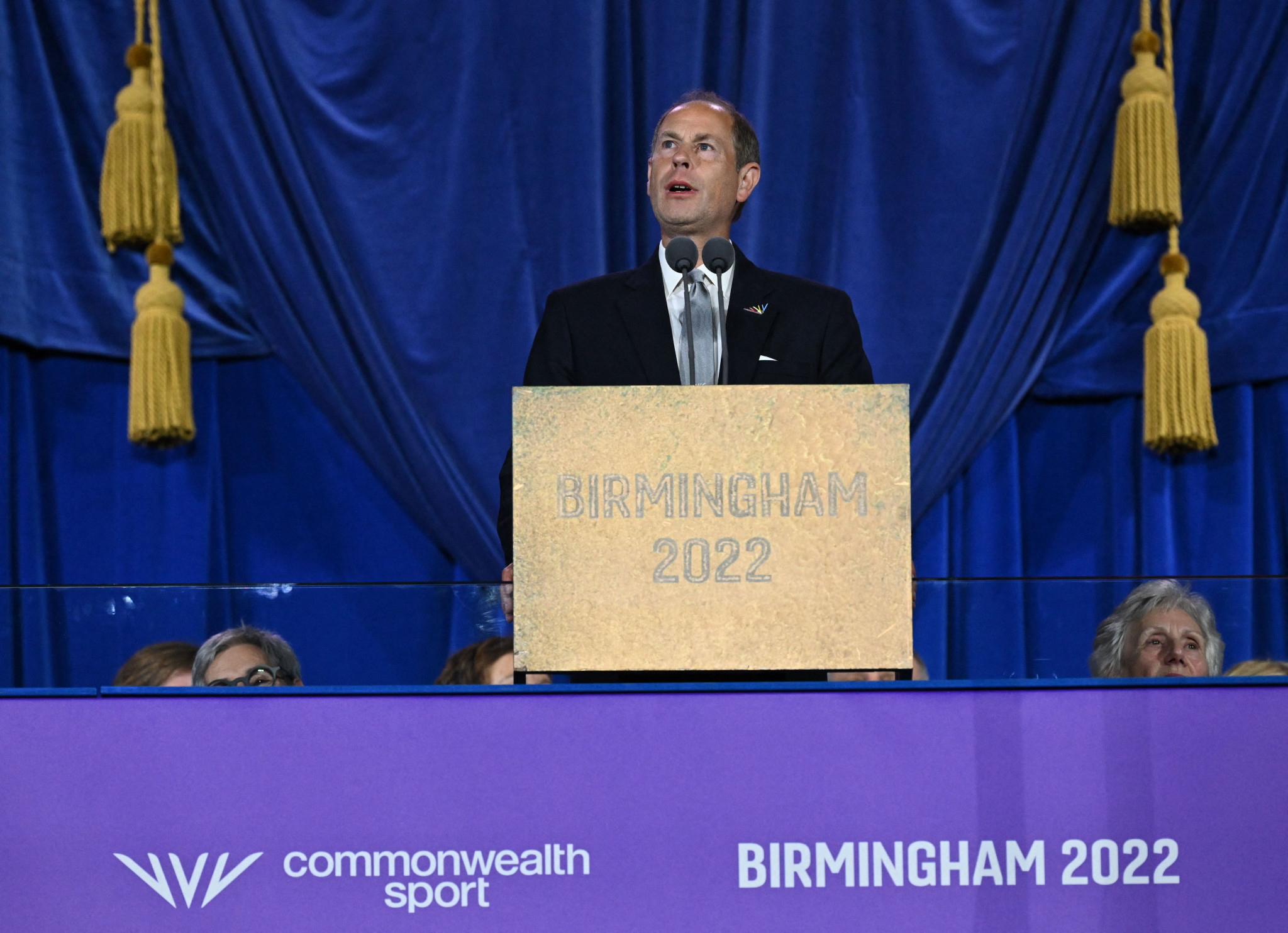 Prince Edward closed the Birmingham 2022 Commonwealth Games ©Getty Images