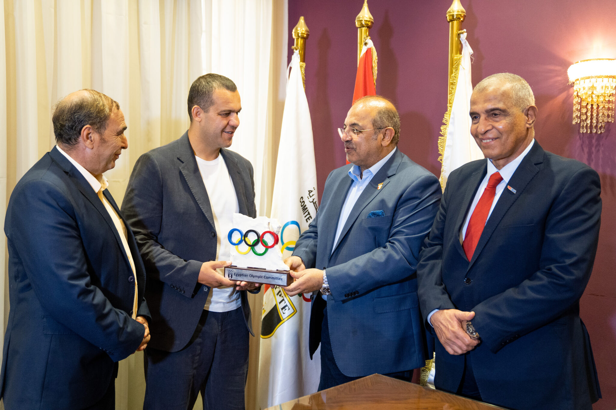 Egyptian Olympic Committee welcomes IBA President
