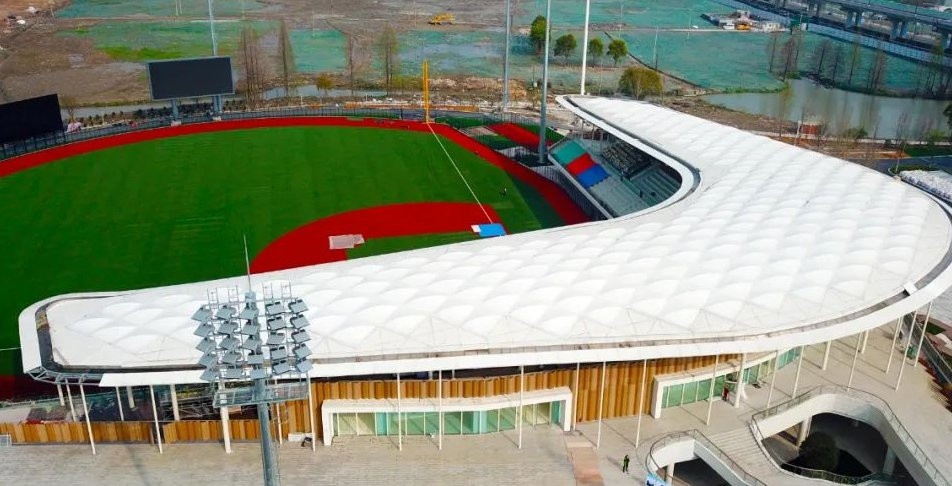 The Shaoxing Baseball and Softball Sports Centre is set to host Hangzhou 2022's baseball and softball tournaments ©WBSC